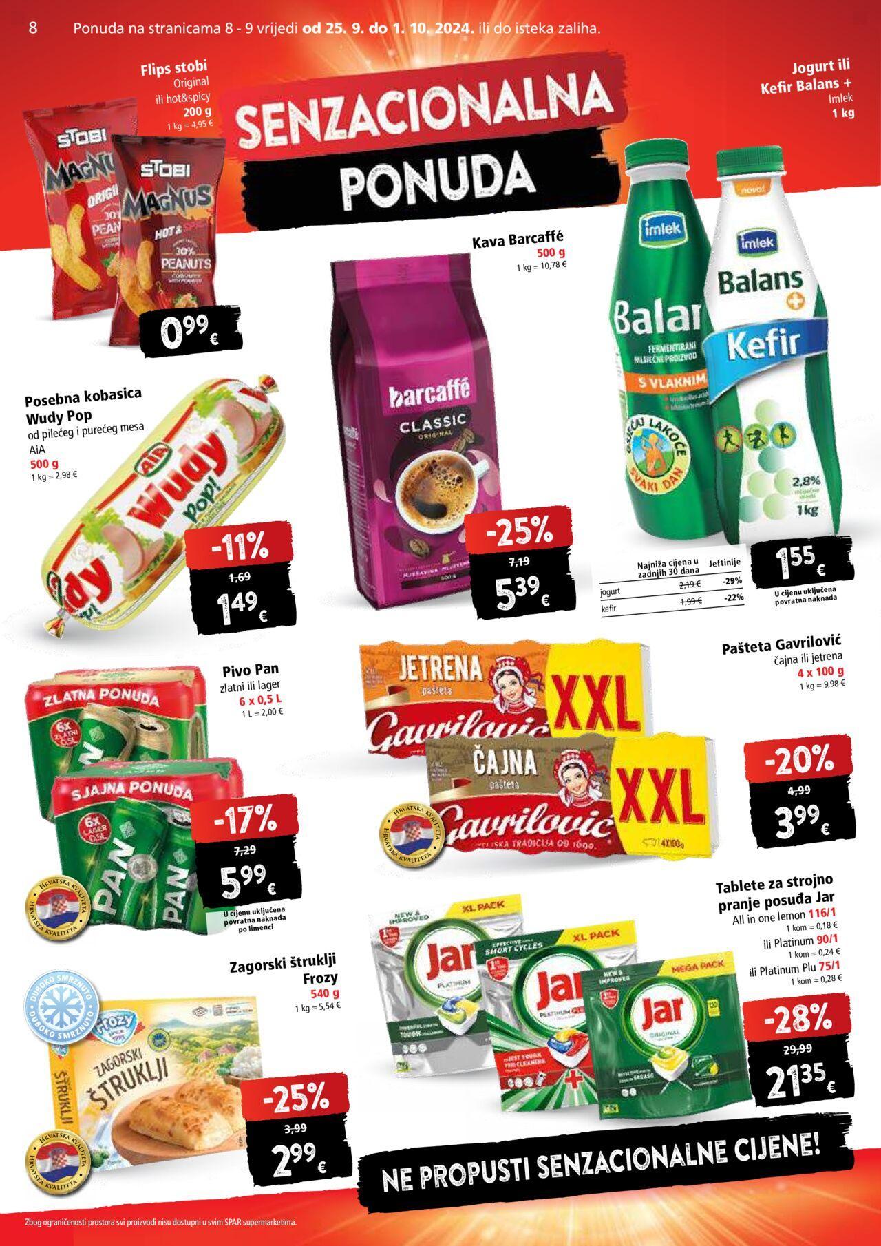 spar - Katalog Spar novi 25.09.2024 - 01.10.2024 - page: 8