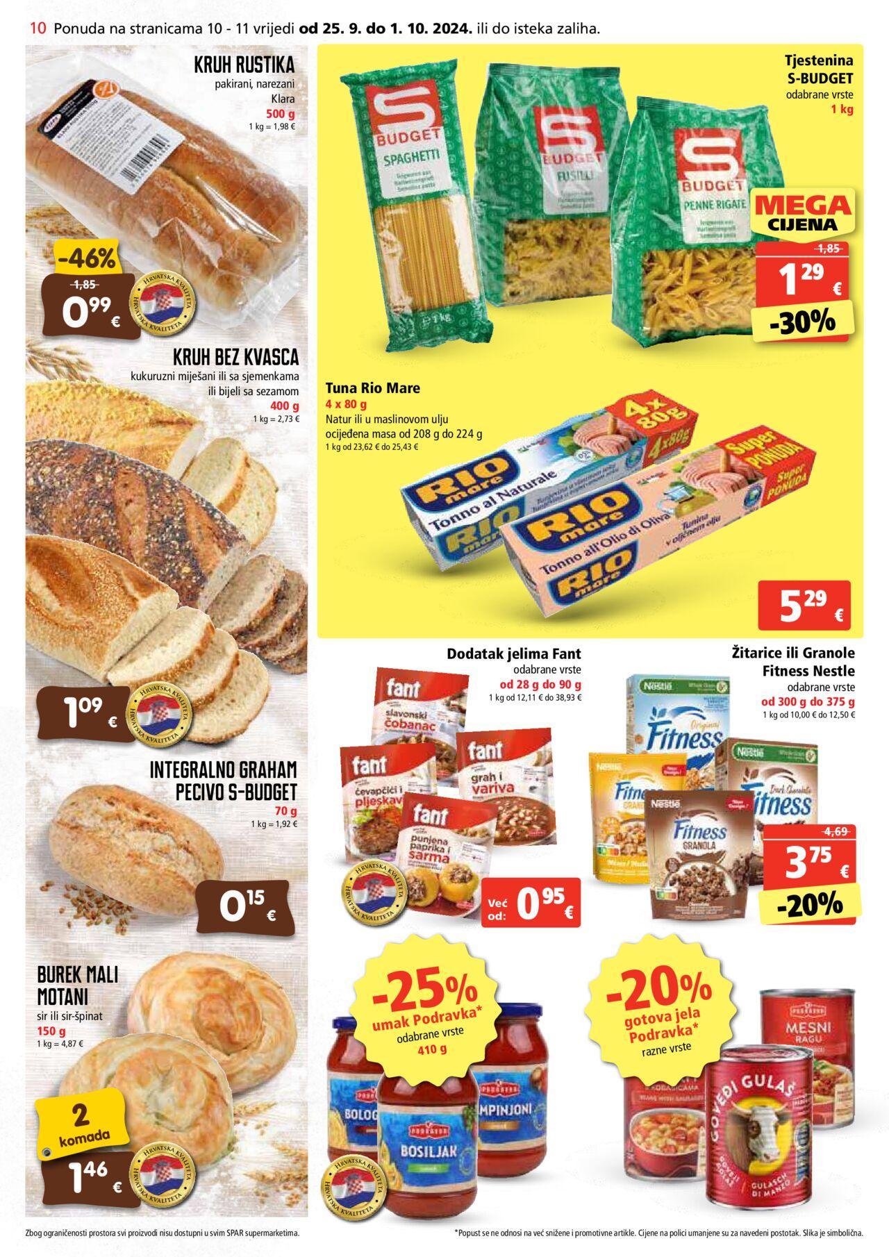 spar - Katalog Spar novi 25.09.2024 - 01.10.2024 - page: 10