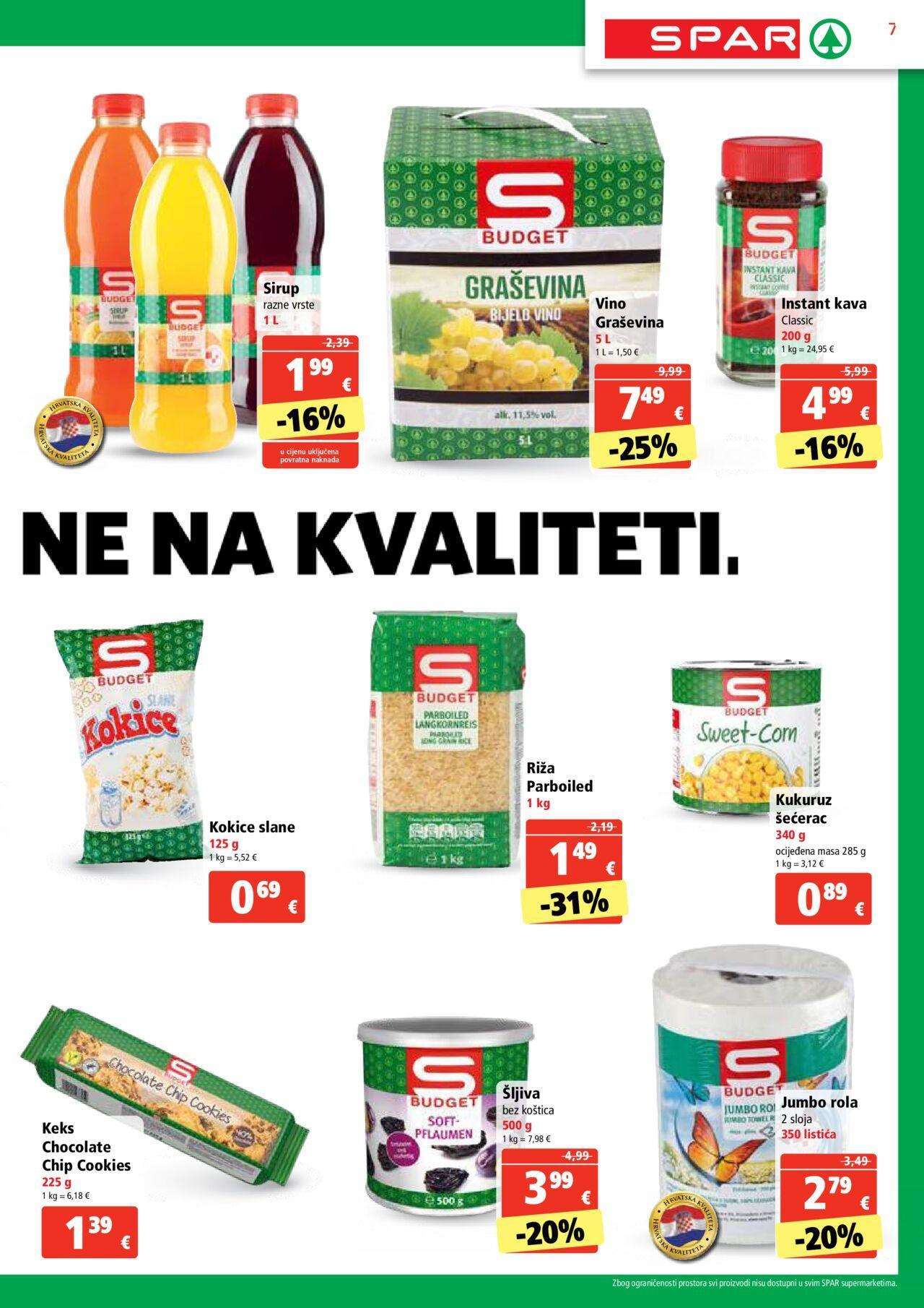 spar - Katalog Spar novi 25.09.2024 - 01.10.2024 - page: 7