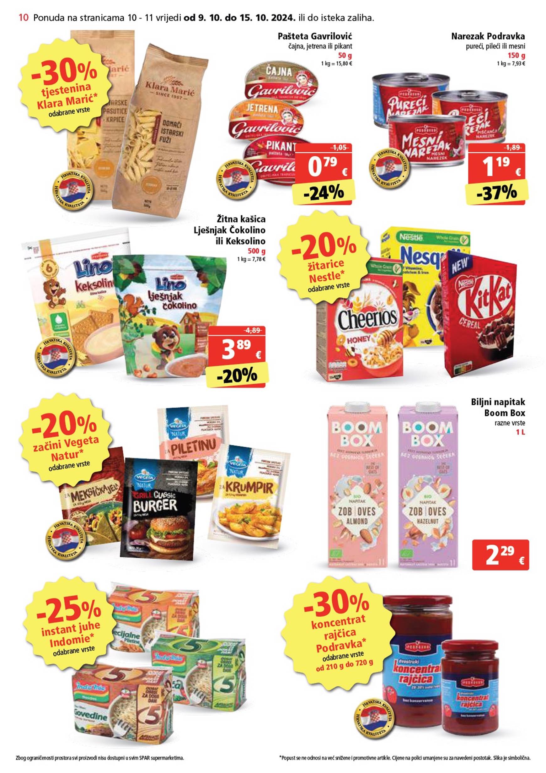 spar - SPAR katalog vrijedi od 09.10. do 15.10. - page: 10