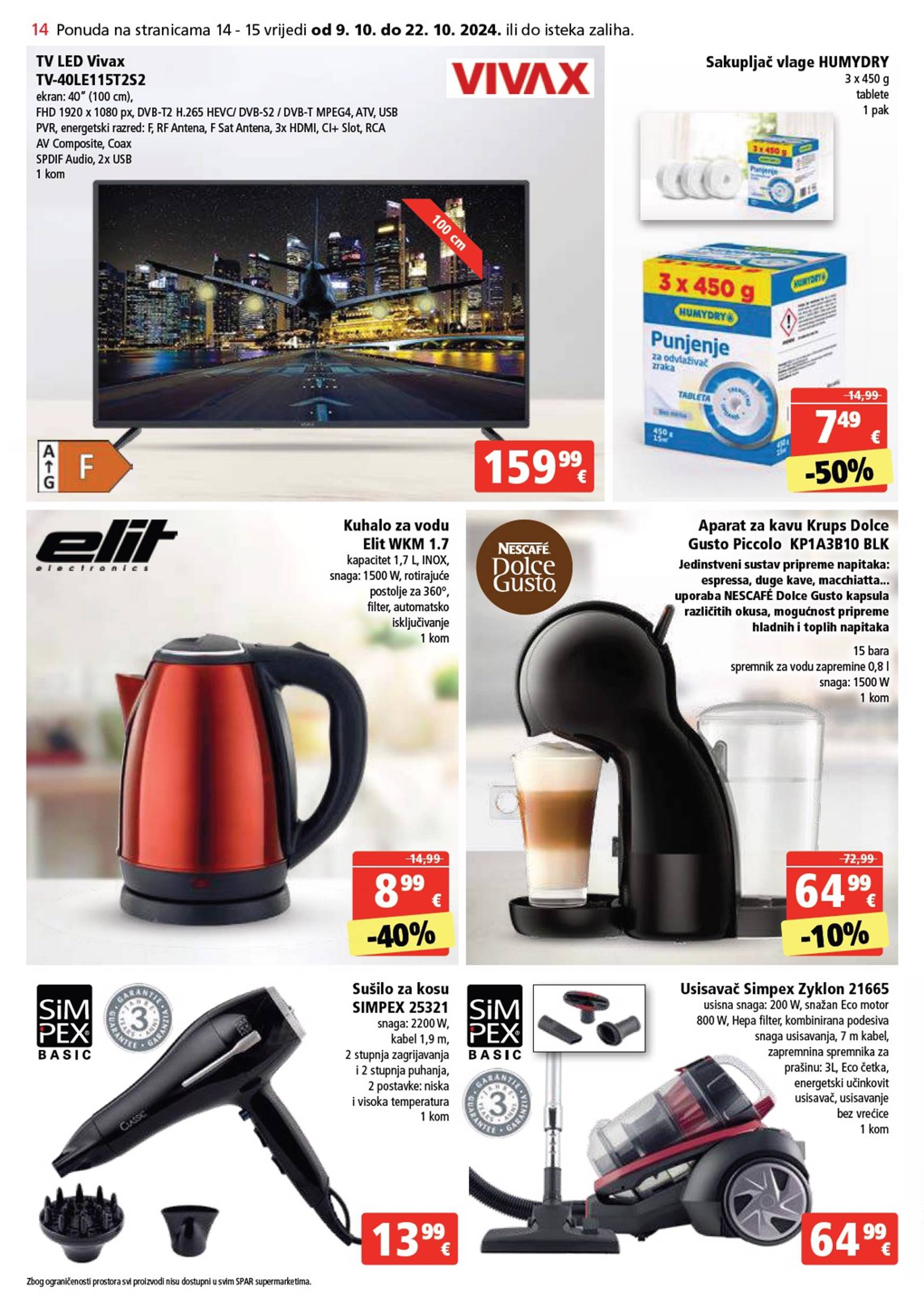 spar - SPAR katalog vrijedi od 09.10. do 15.10. - page: 14