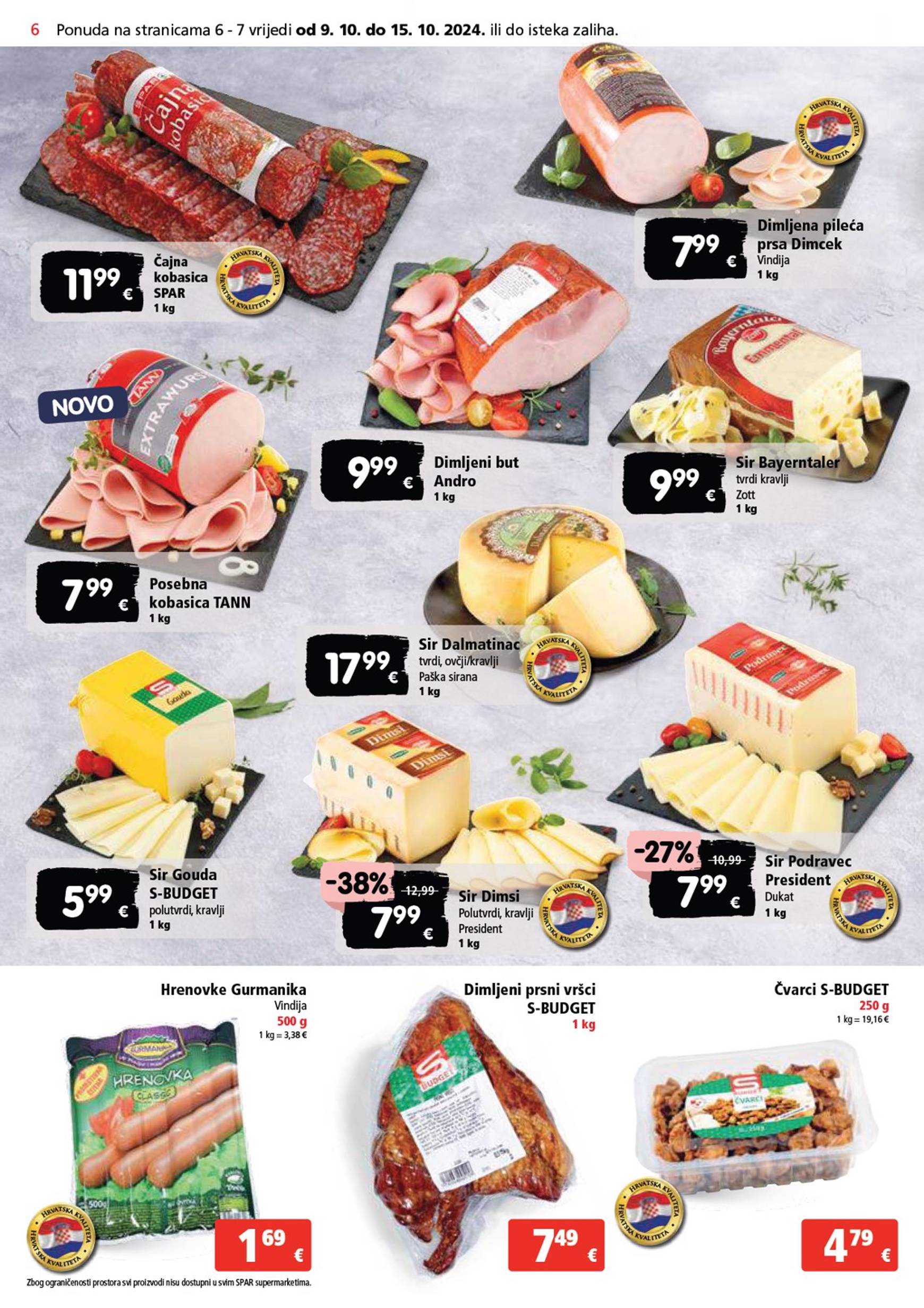 spar - SPAR katalog vrijedi od 09.10. do 15.10. - page: 6