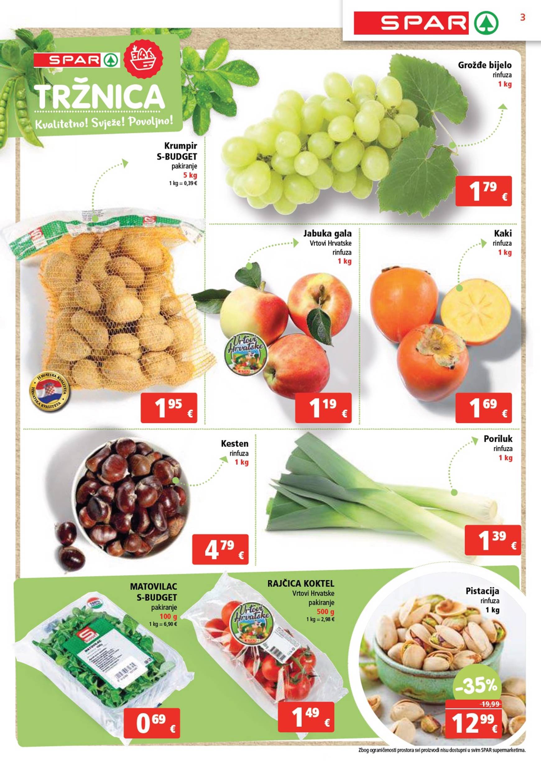 spar - SPAR katalog vrijedi od 09.10. do 15.10. - page: 3