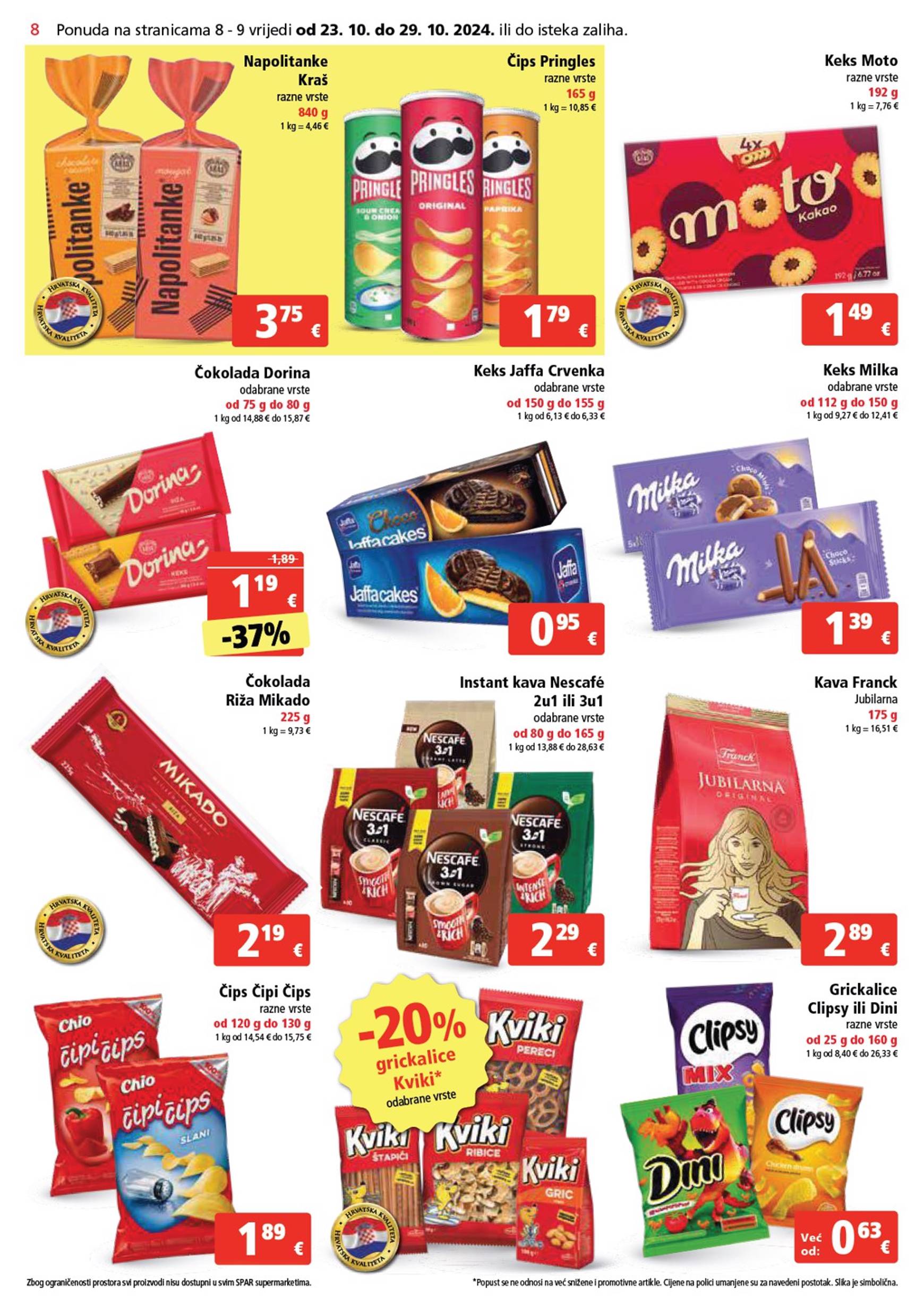 spar - SPAR katalog vrijedi od 23.10. do 29.10. - page: 8