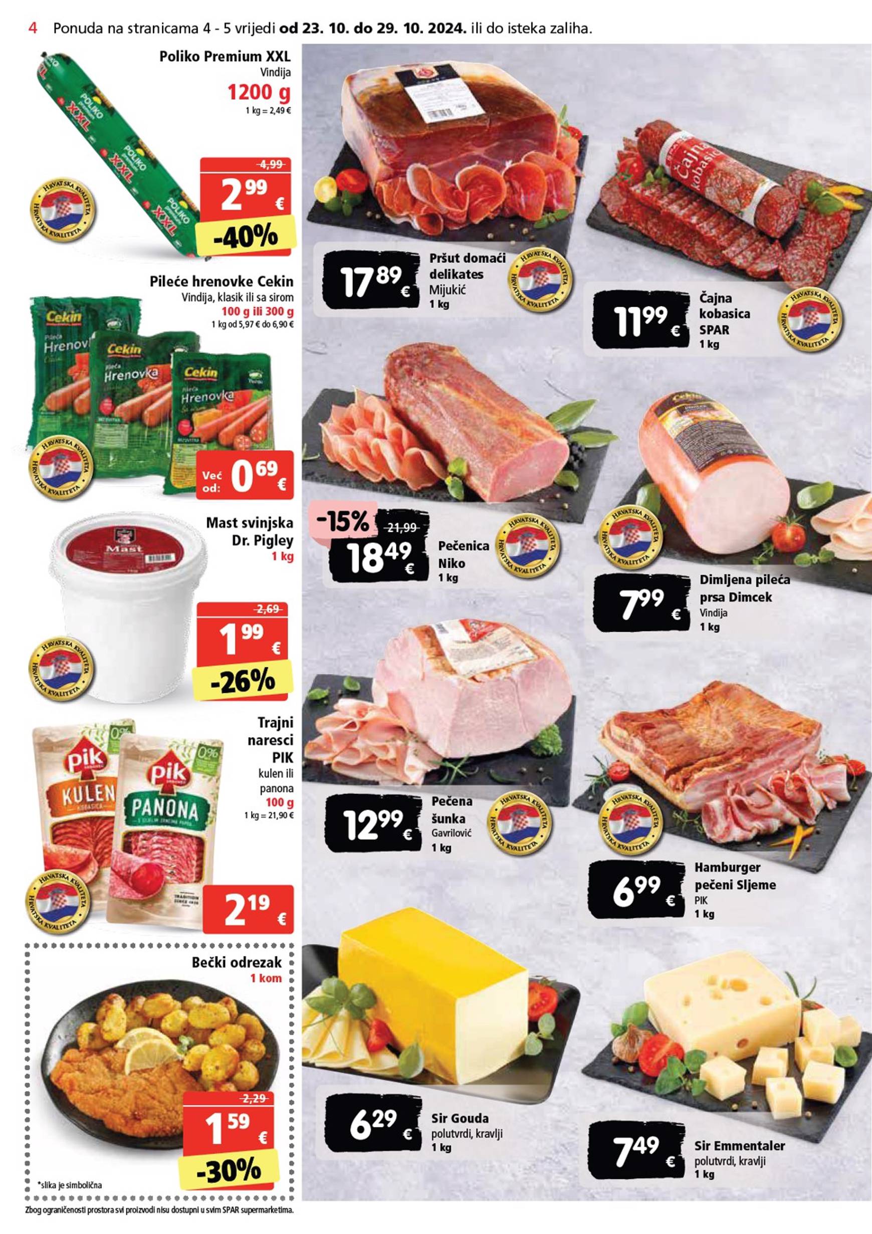 spar - SPAR katalog vrijedi od 23.10. do 29.10. - page: 4