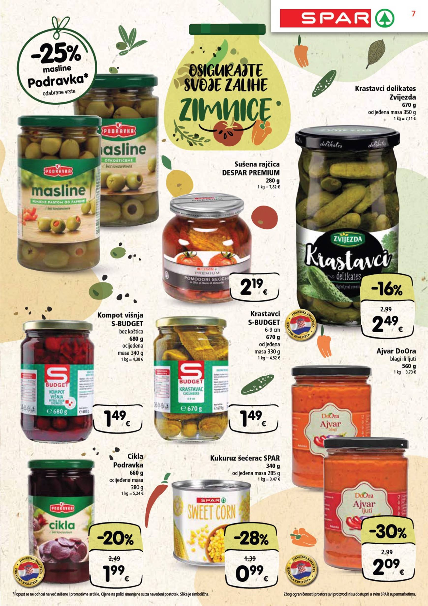 spar - SPAR katalog vrijedi od 23.10. do 29.10. - page: 7