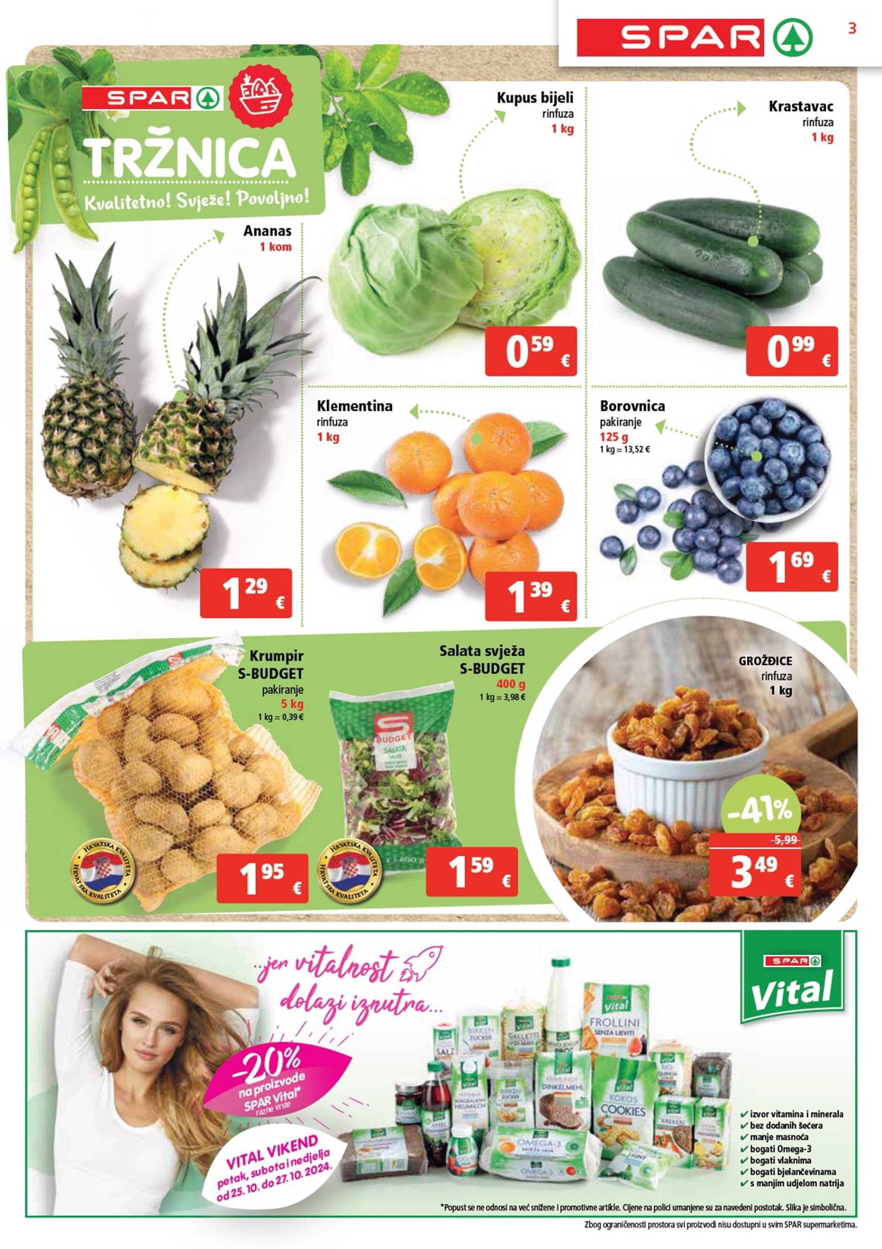 spar - SPAR katalog vrijedi od 23.10. do 29.10. - page: 3