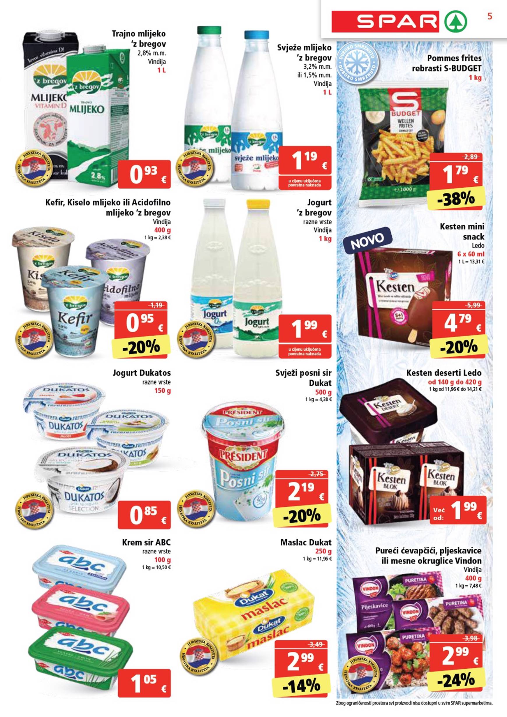 spar - SPAR katalog vrijedi od 23.10. do 29.10. - page: 5