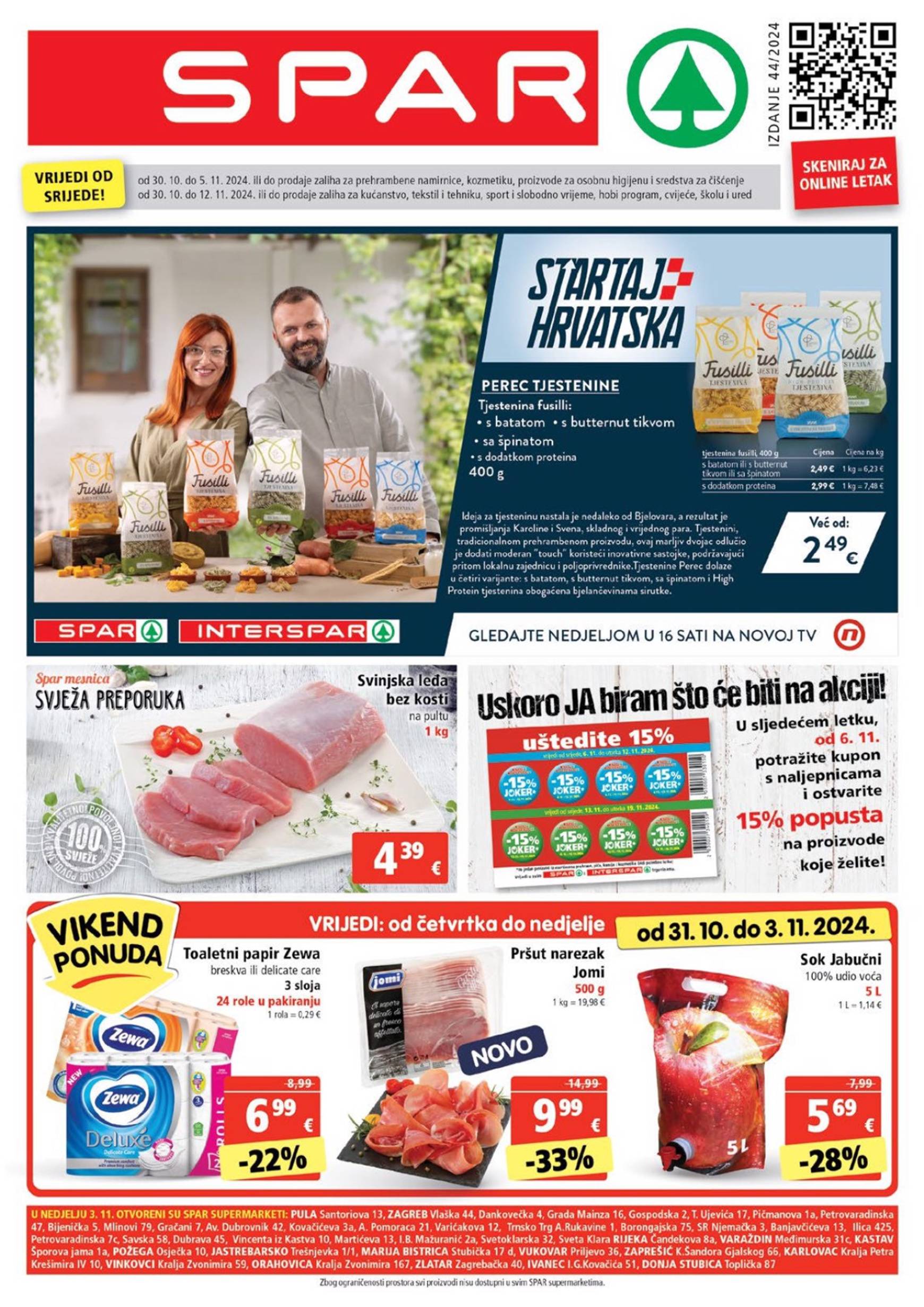 spar - SPAR katalog vrijedi od 30.10. do 05.11. - page: 1