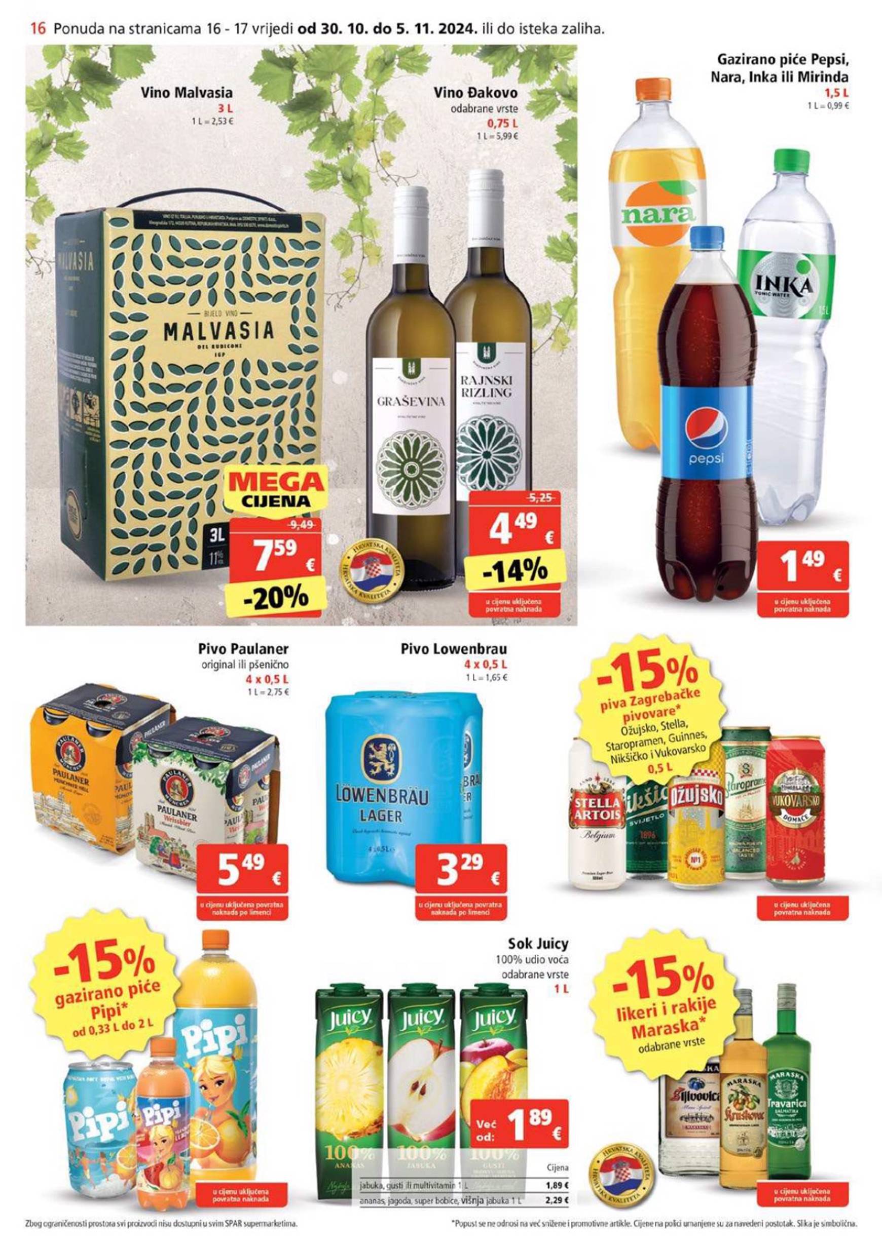 spar - SPAR katalog vrijedi od 30.10. do 05.11. - page: 16