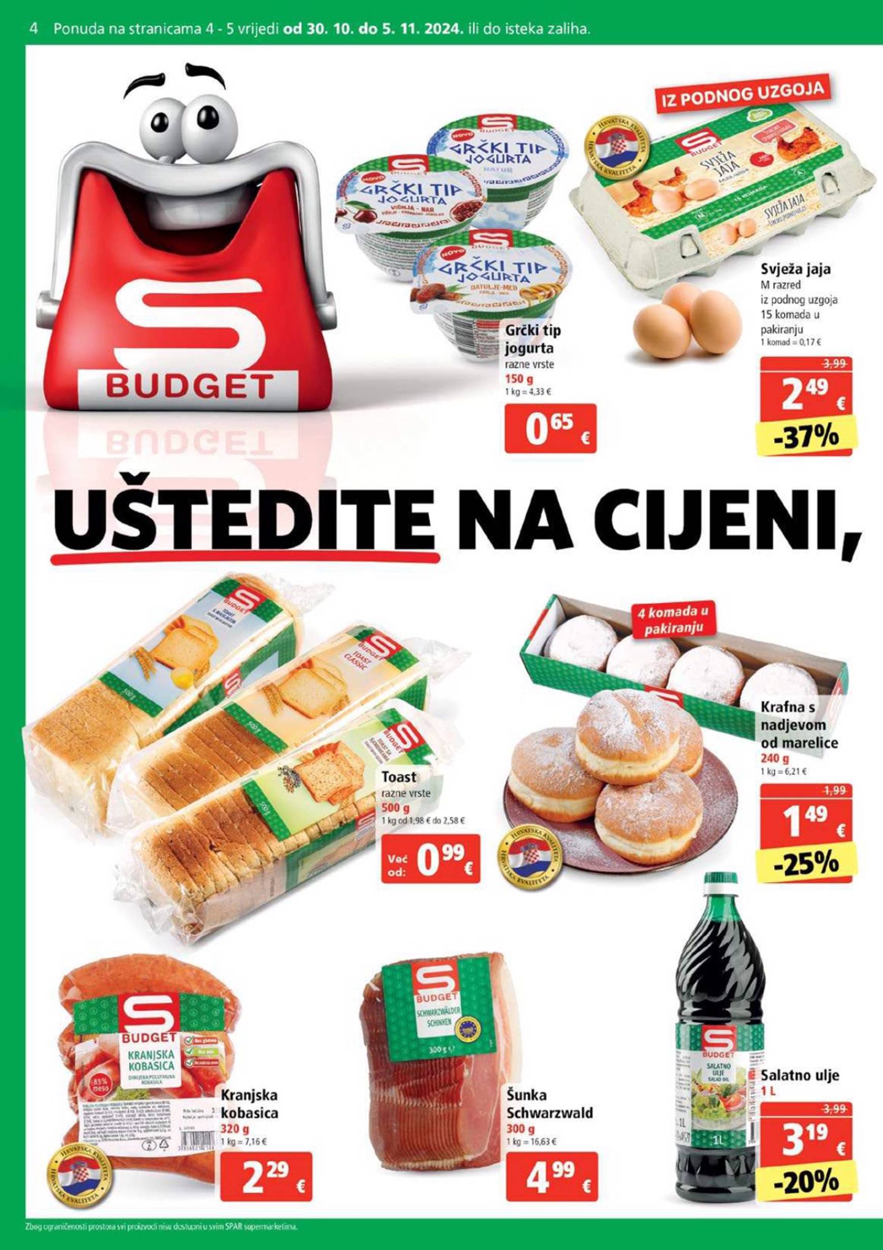 spar - SPAR katalog vrijedi od 30.10. do 05.11. - page: 4