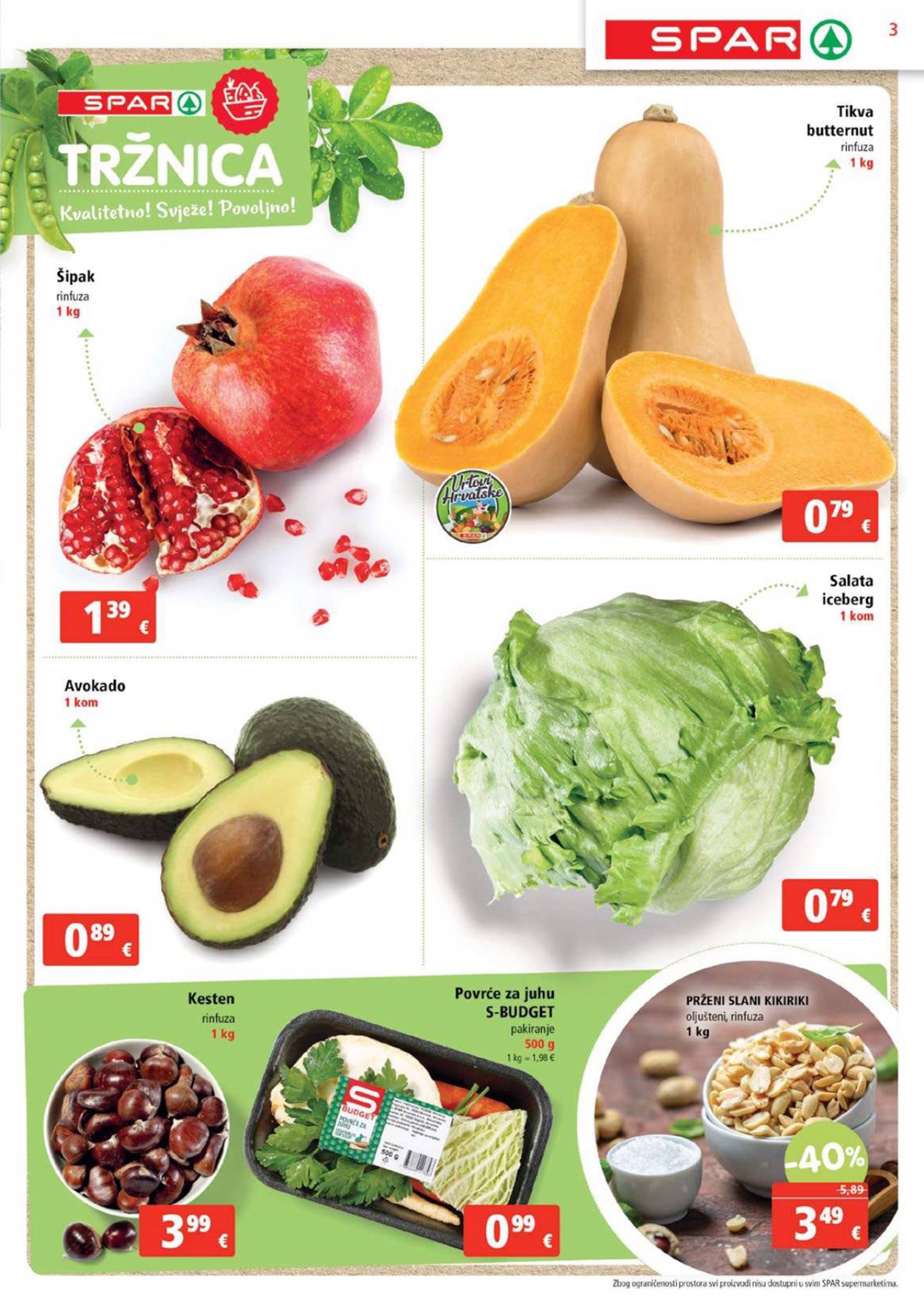 spar - SPAR katalog vrijedi od 30.10. do 05.11. - page: 3