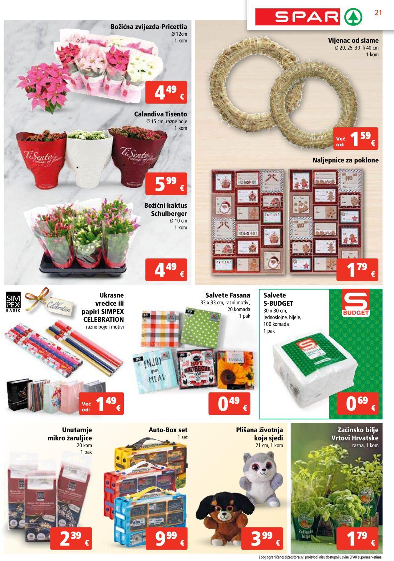 spar - Katalog Spar novi 30.10.2024 - 05.11.2024 - page: 21