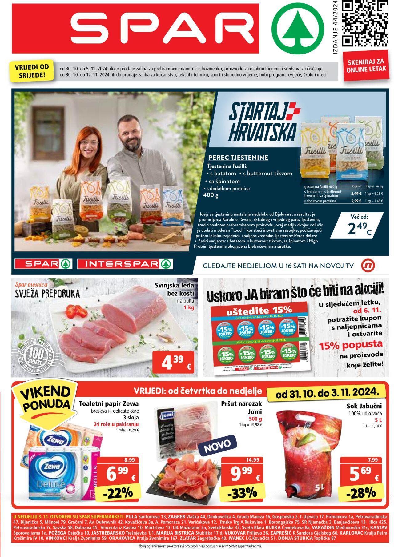 spar - Katalog Spar novi 30.10.2024 - 05.11.2024