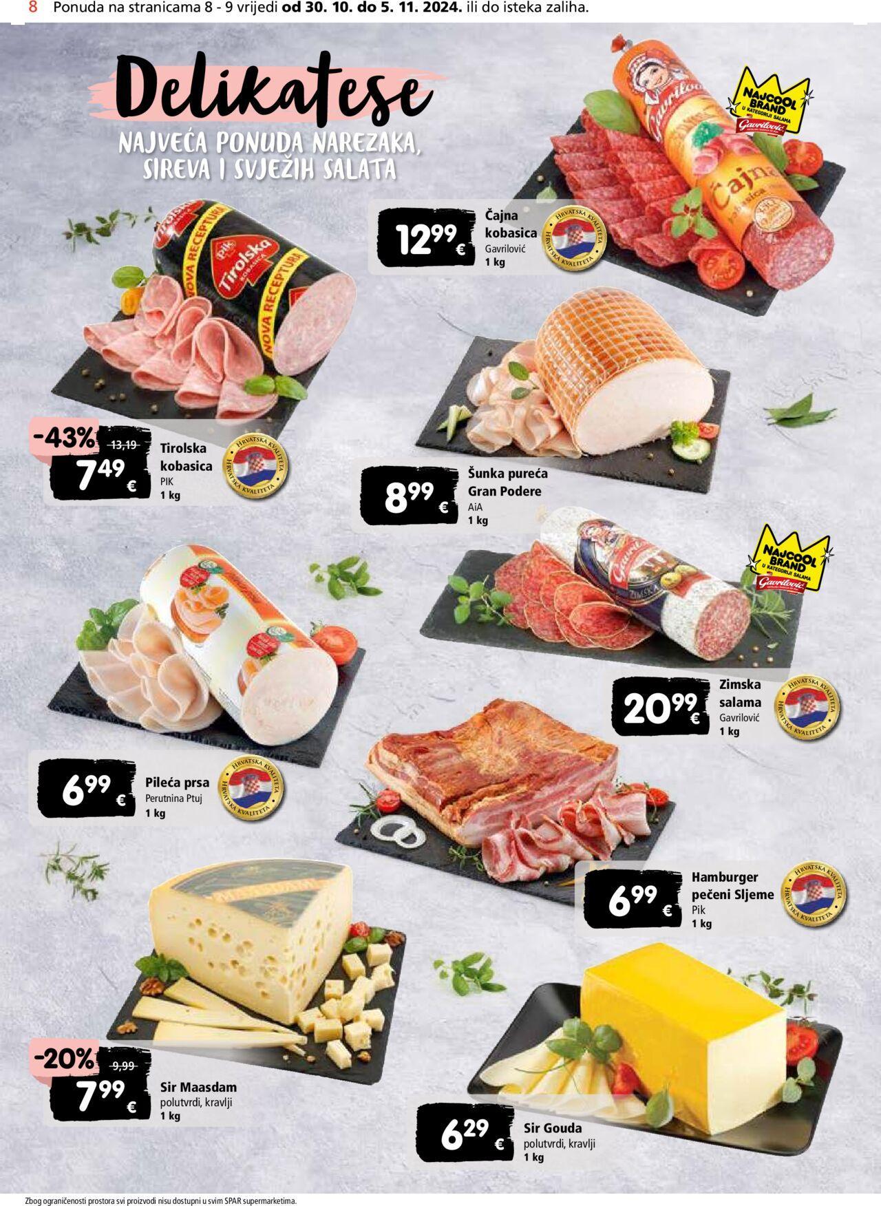 spar - Katalog Spar novi 30.10.2024 - 05.11.2024 - page: 8