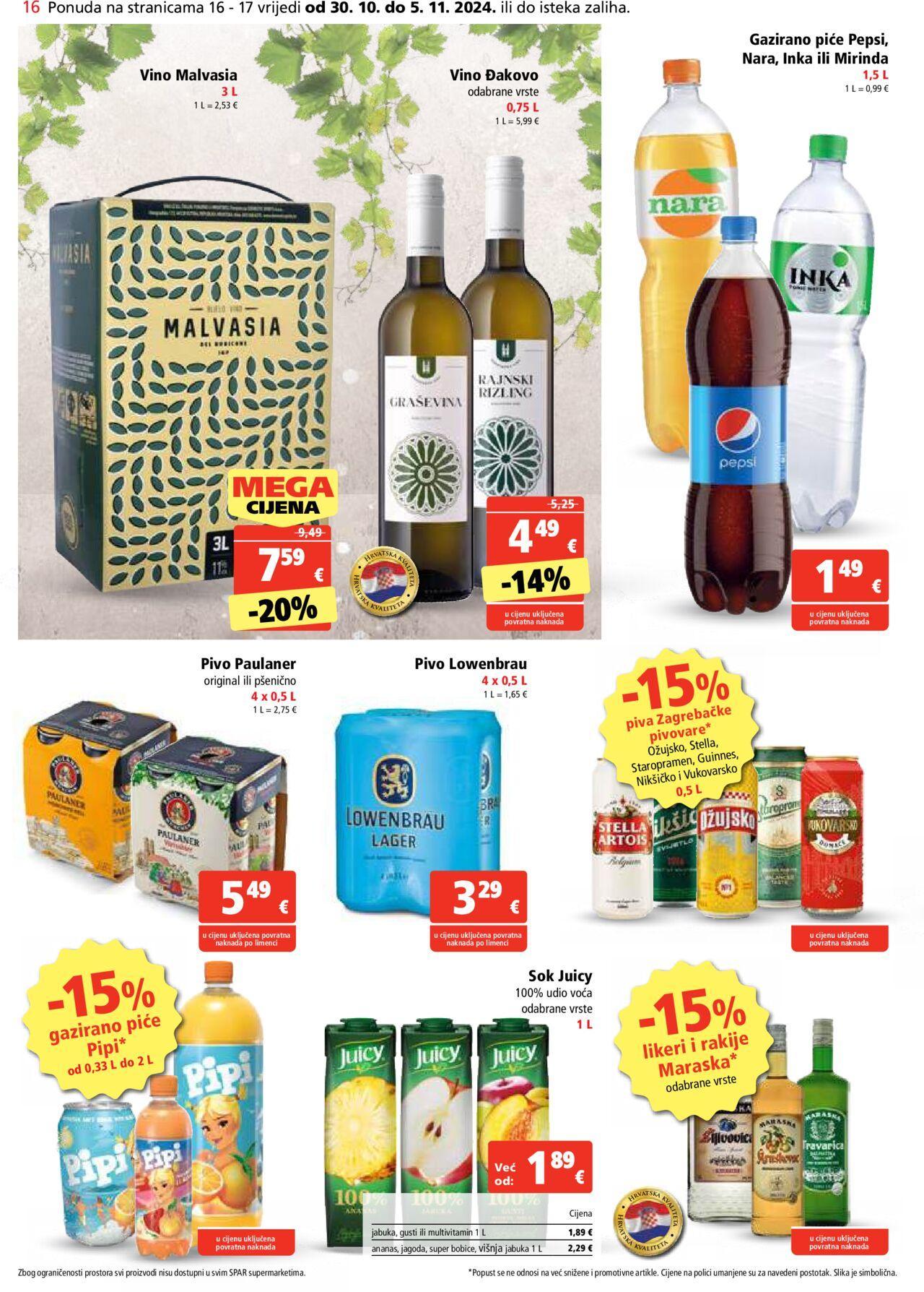 spar - Katalog Spar novi 30.10.2024 - 05.11.2024 - page: 16