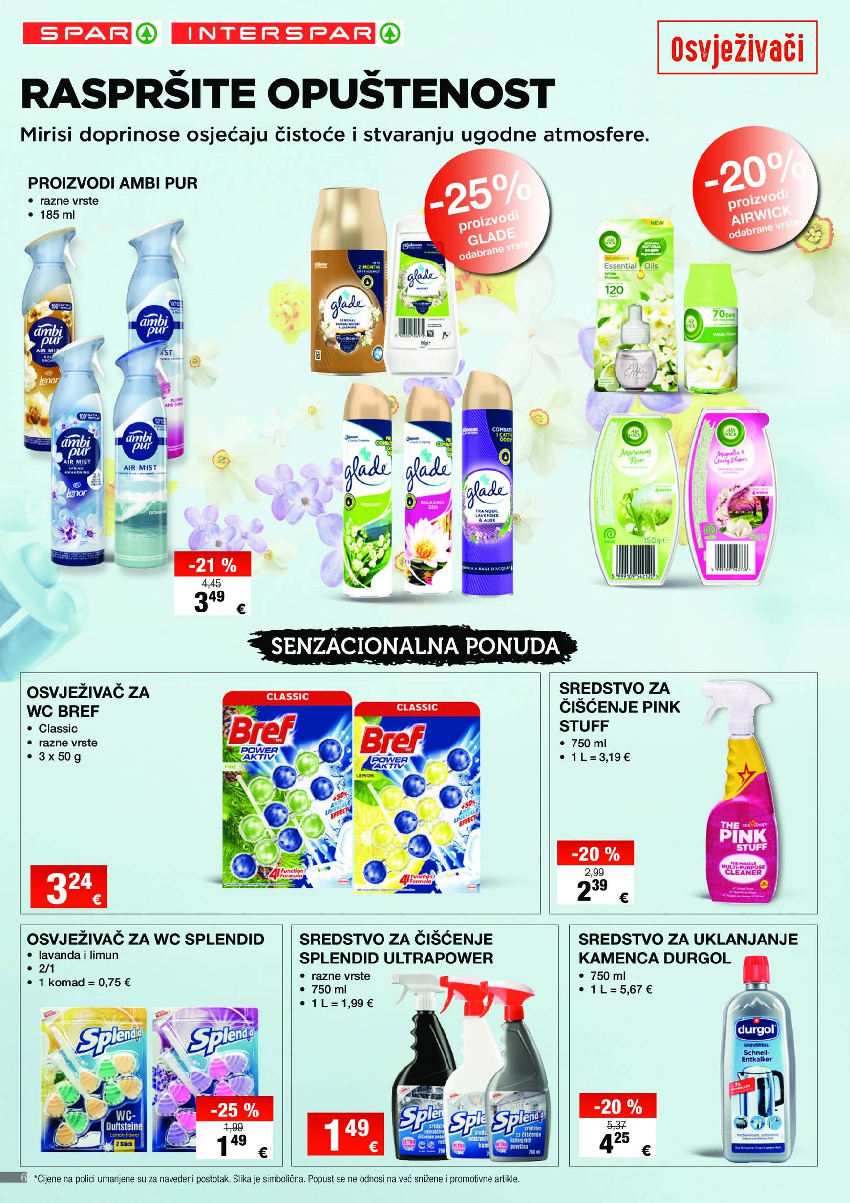 spar - SPAR - Čist dom, sretan dom! katalog vrijedi od 24.10. do 13.11. - page: 6