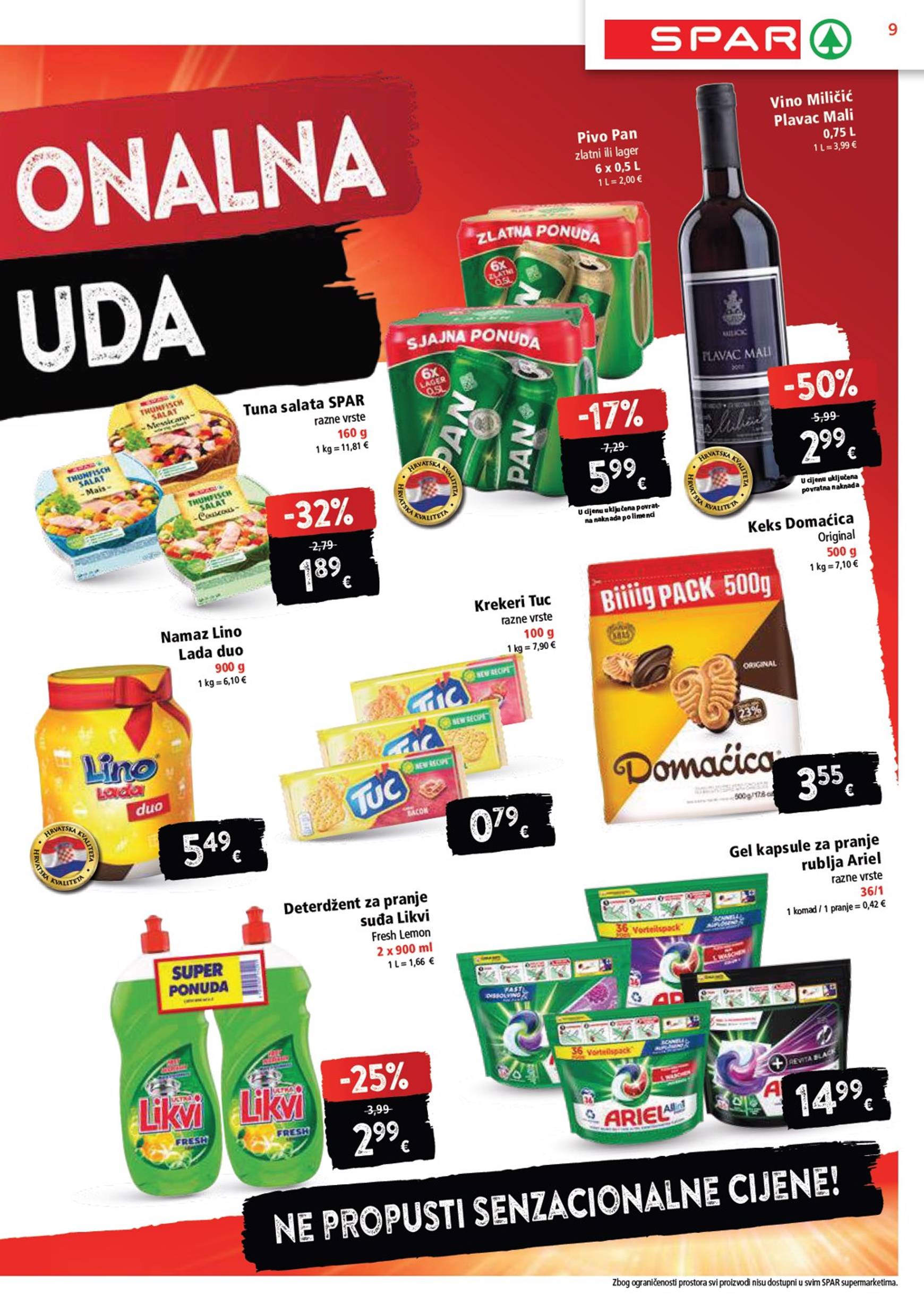 spar - SPAR katalog vrijedi od 06.11. do 12.11. - page: 9