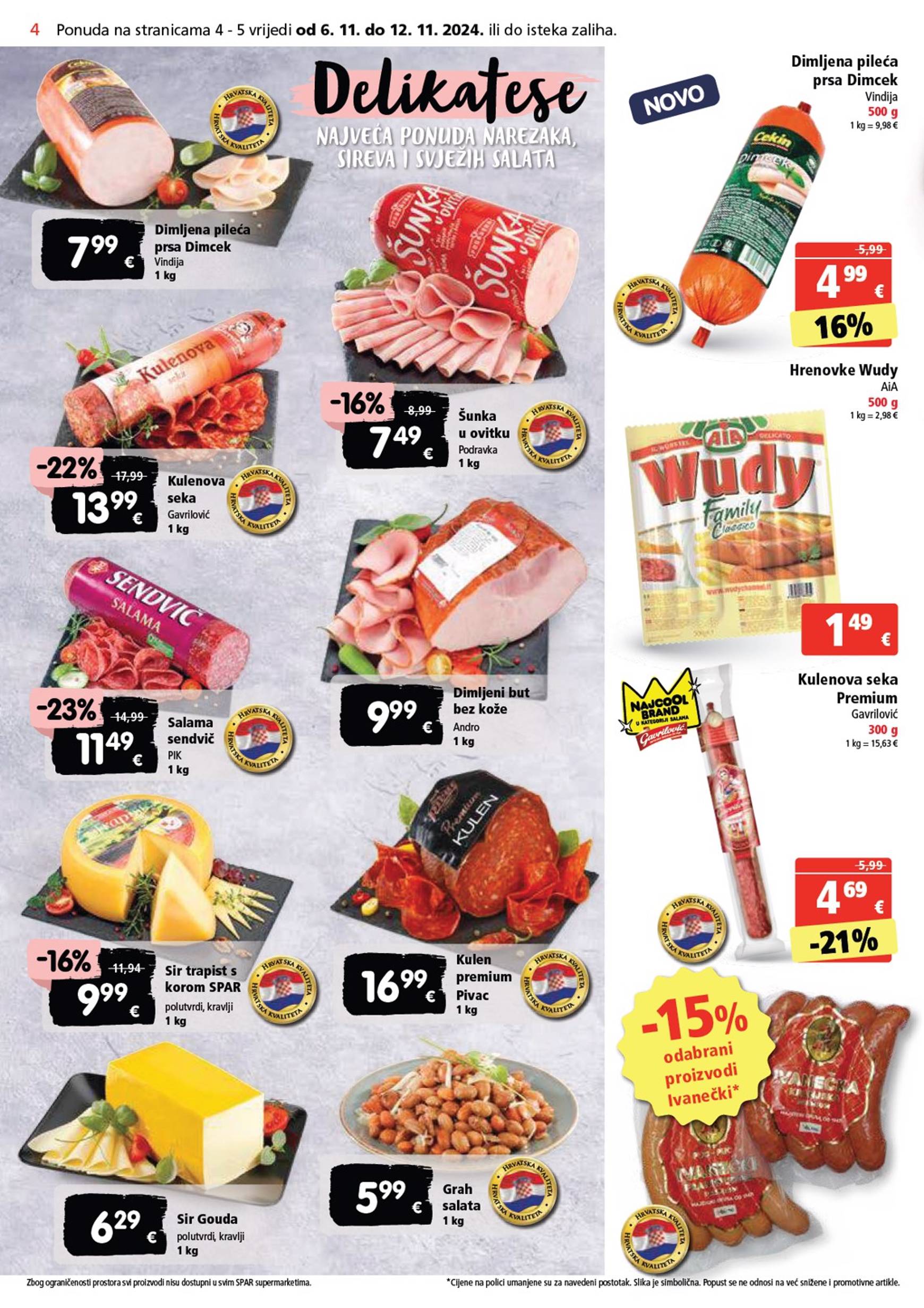 spar - SPAR katalog vrijedi od 06.11. do 12.11. - page: 4