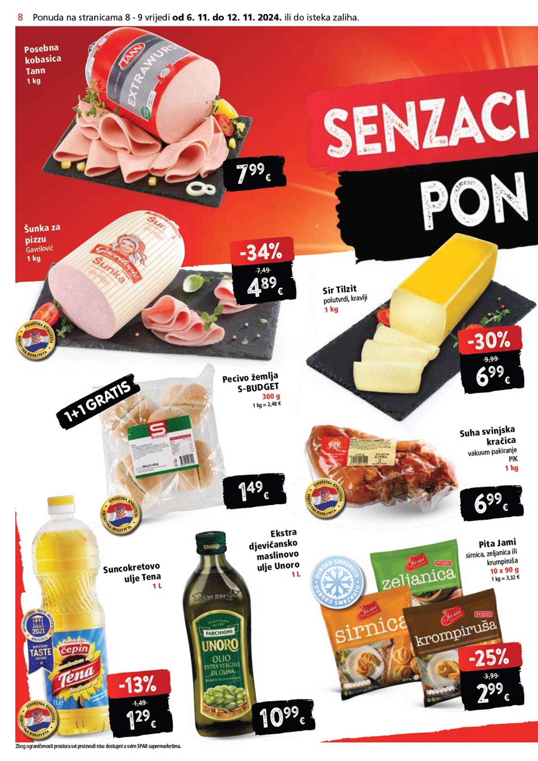 spar - SPAR katalog vrijedi od 06.11. do 12.11. - page: 8