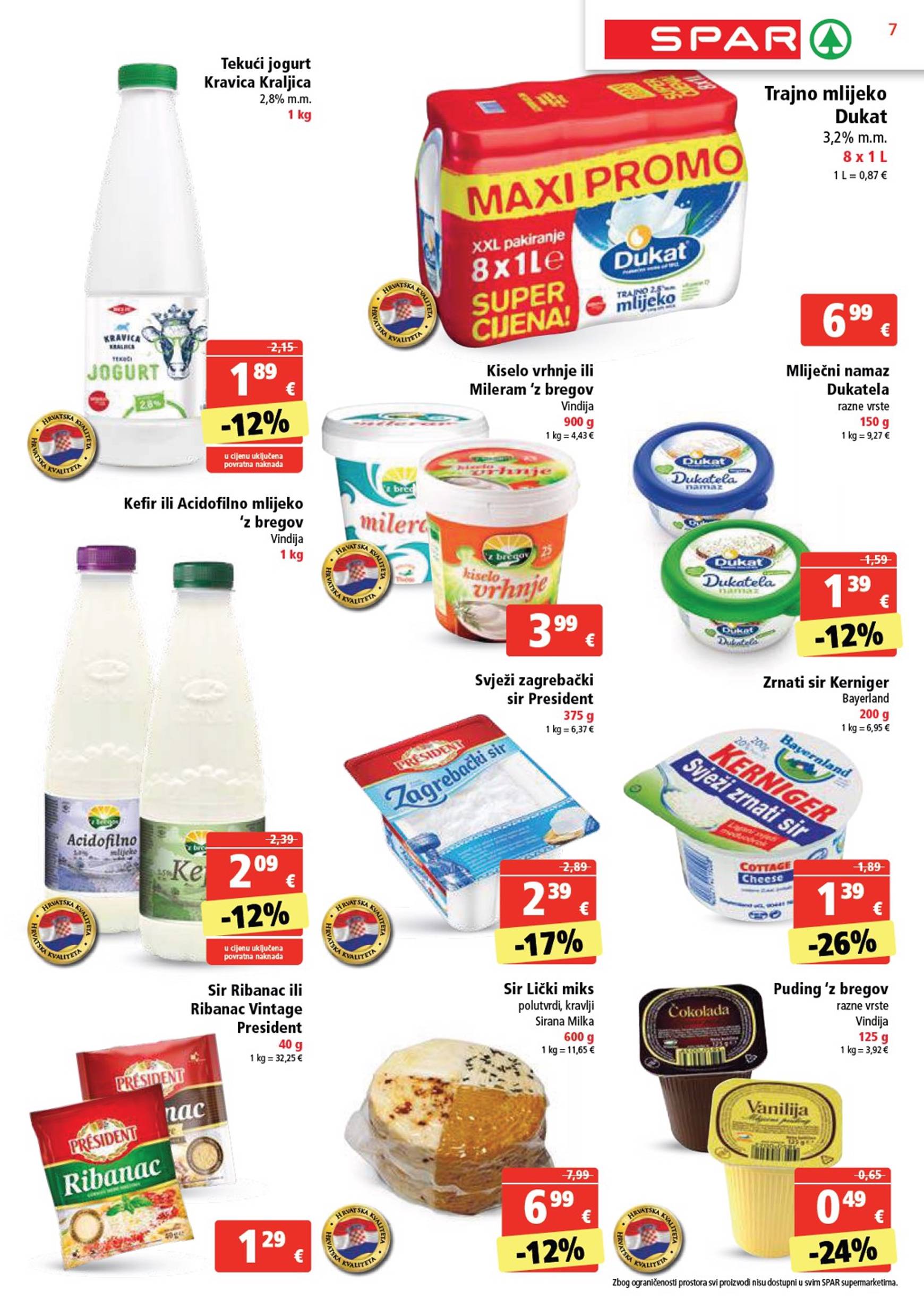 spar - SPAR katalog vrijedi od 06.11. do 12.11. - page: 7