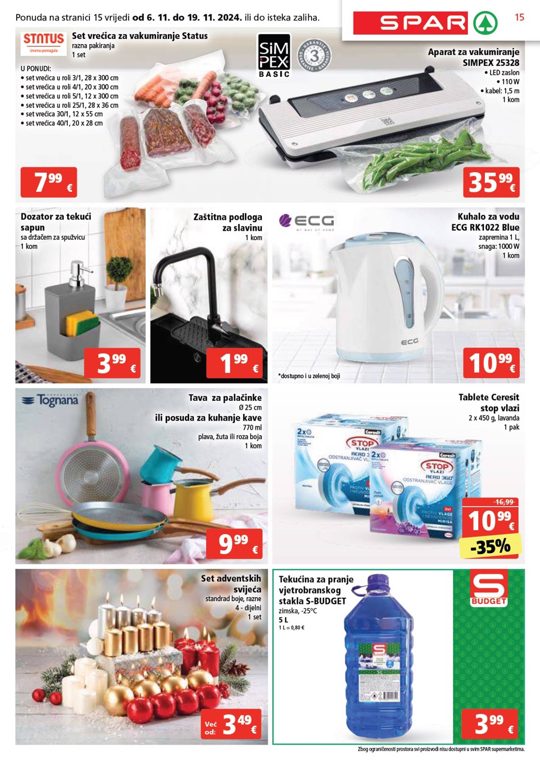 spar - SPAR katalog vrijedi od 06.11. do 12.11. - page: 15