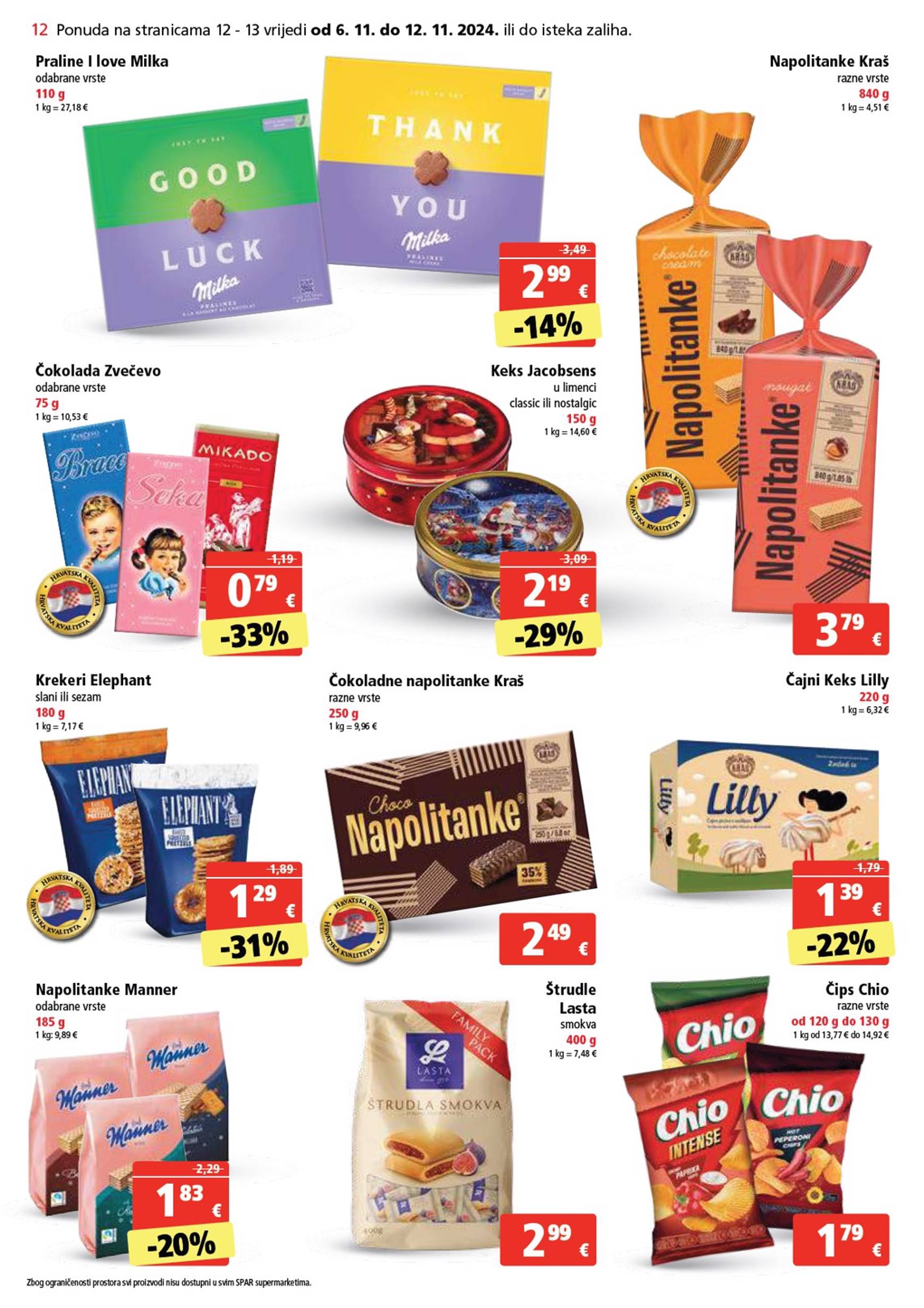 spar - SPAR katalog vrijedi od 06.11. do 12.11. - page: 12