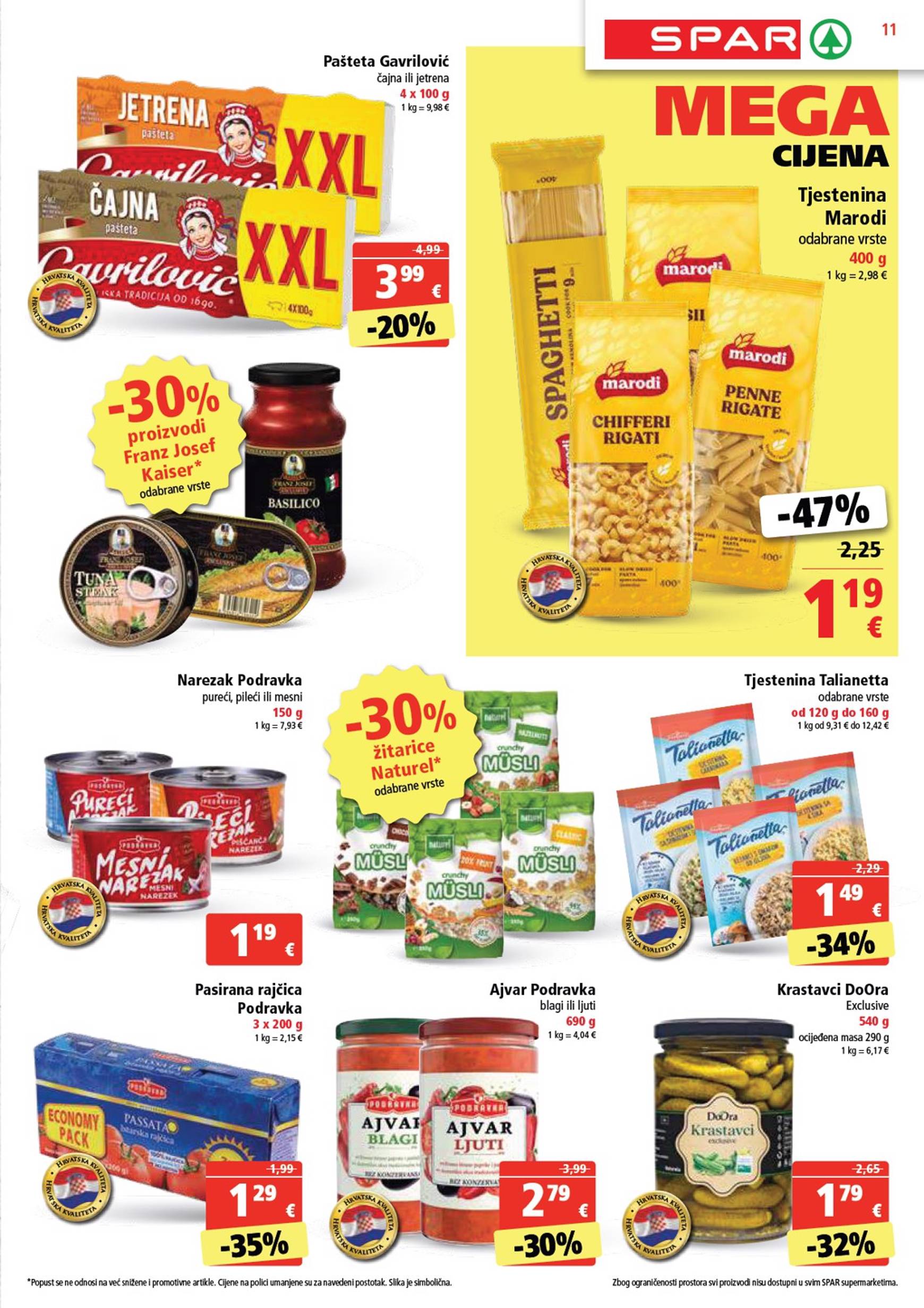 spar - SPAR katalog vrijedi od 06.11. do 12.11. - page: 11