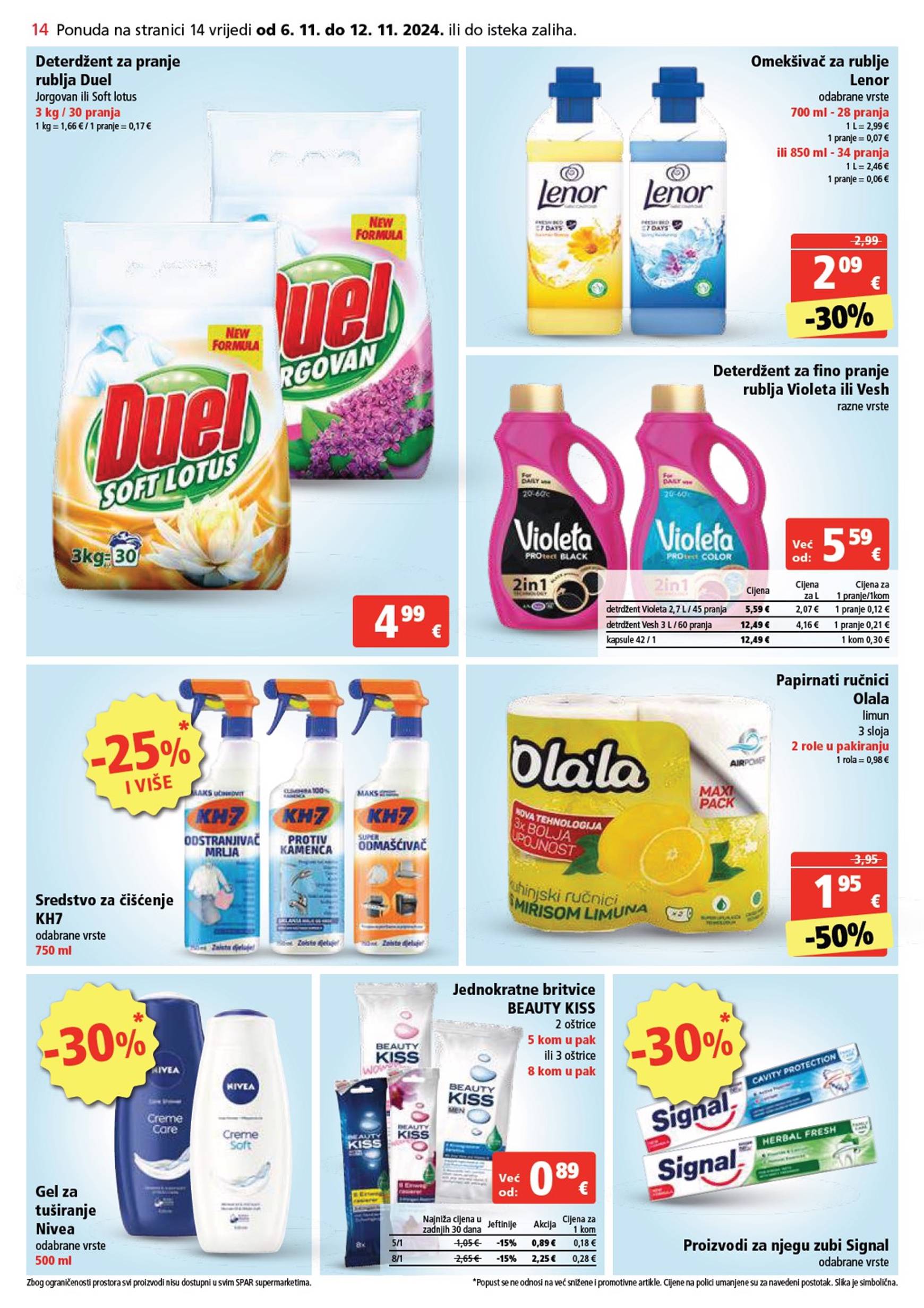 spar - SPAR katalog vrijedi od 06.11. do 12.11. - page: 14