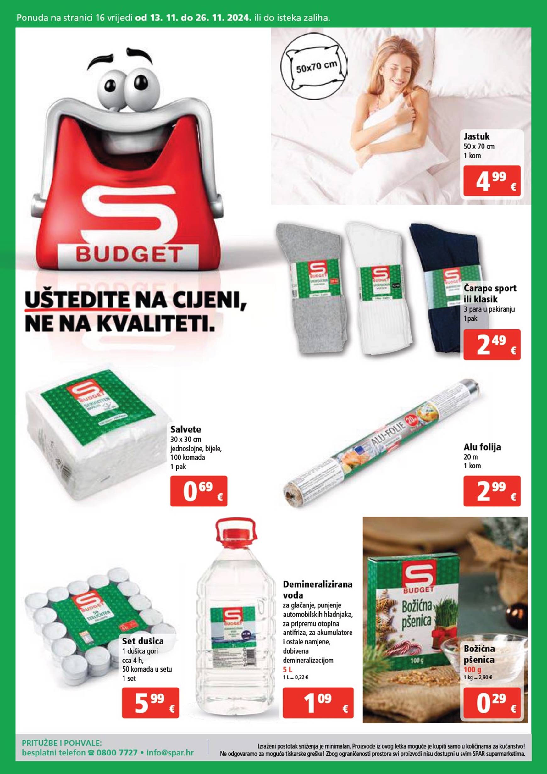 spar - SPAR katalog vrijedi od 13.11. do 19.11. - page: 16