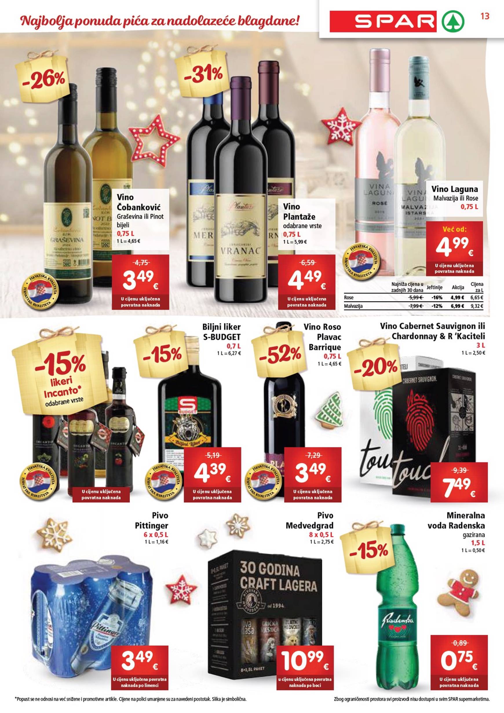 spar - SPAR katalog vrijedi od 13.11. do 19.11. - page: 13