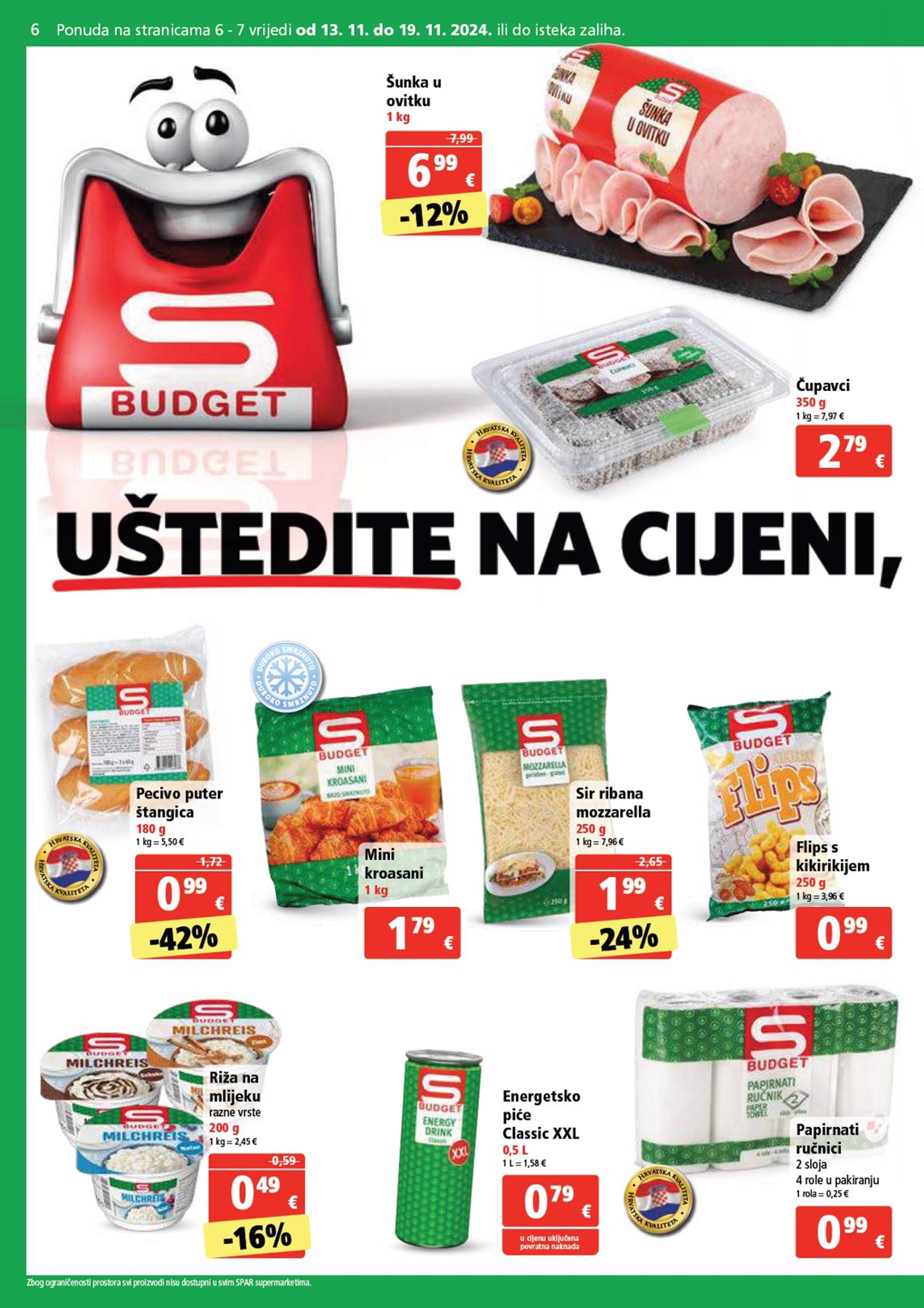 spar - SPAR katalog vrijedi od 13.11. do 19.11. - page: 6