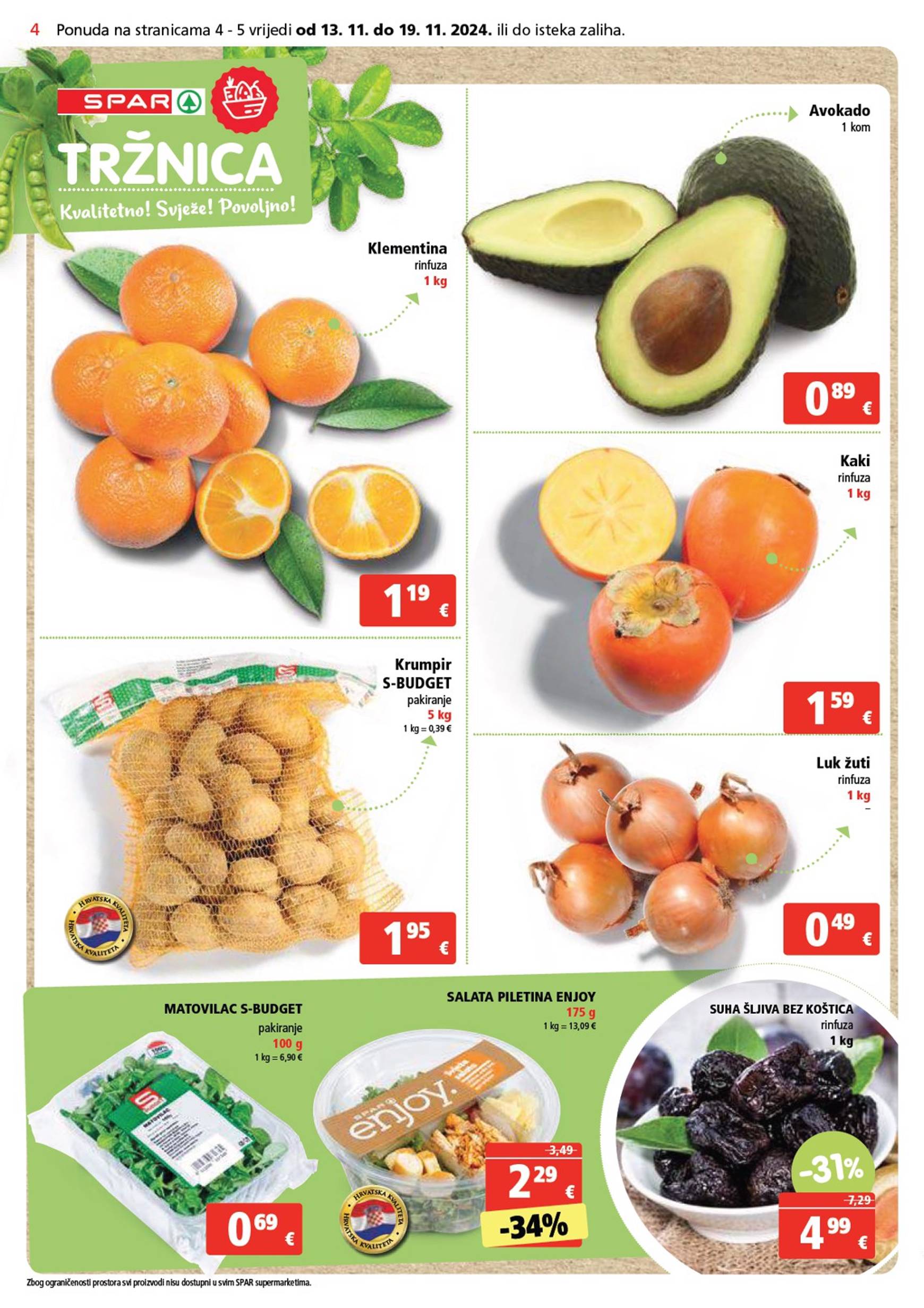 spar - SPAR katalog vrijedi od 13.11. do 19.11. - page: 4