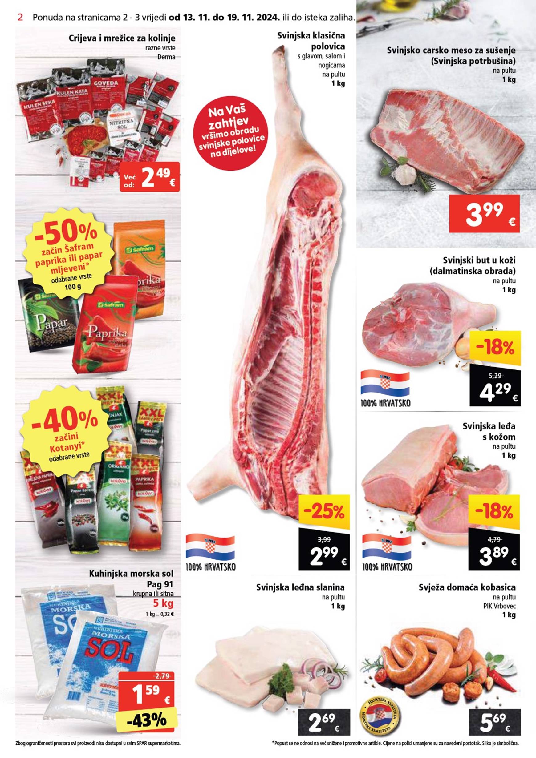 spar - SPAR katalog vrijedi od 13.11. do 19.11. - page: 2