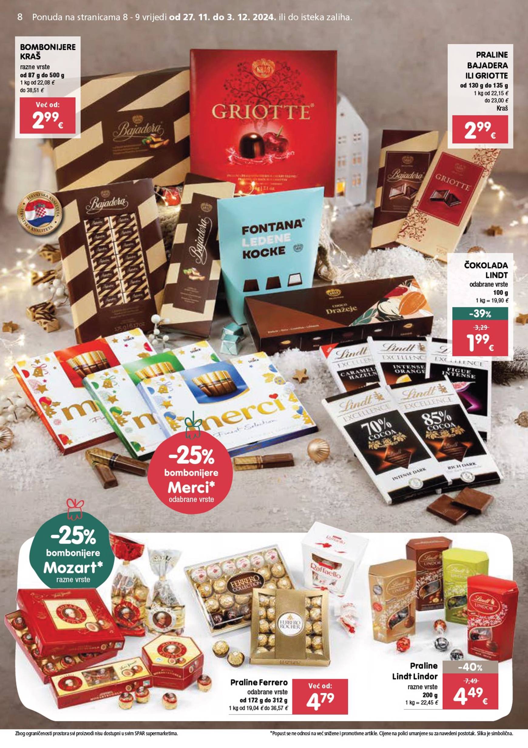 spar - SPAR katalog vrijedi od 27.11. do 03.12. - page: 8