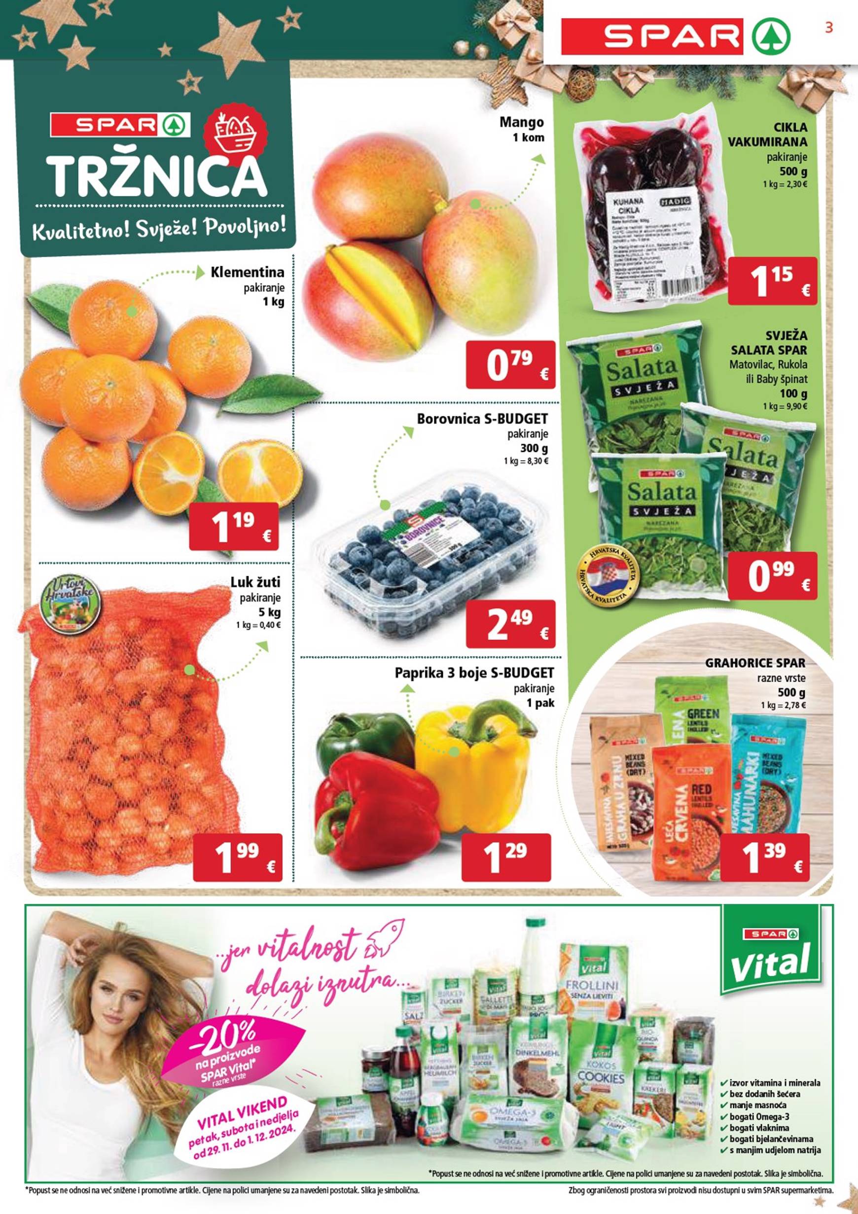 spar - SPAR katalog vrijedi od 27.11. do 03.12. - page: 3