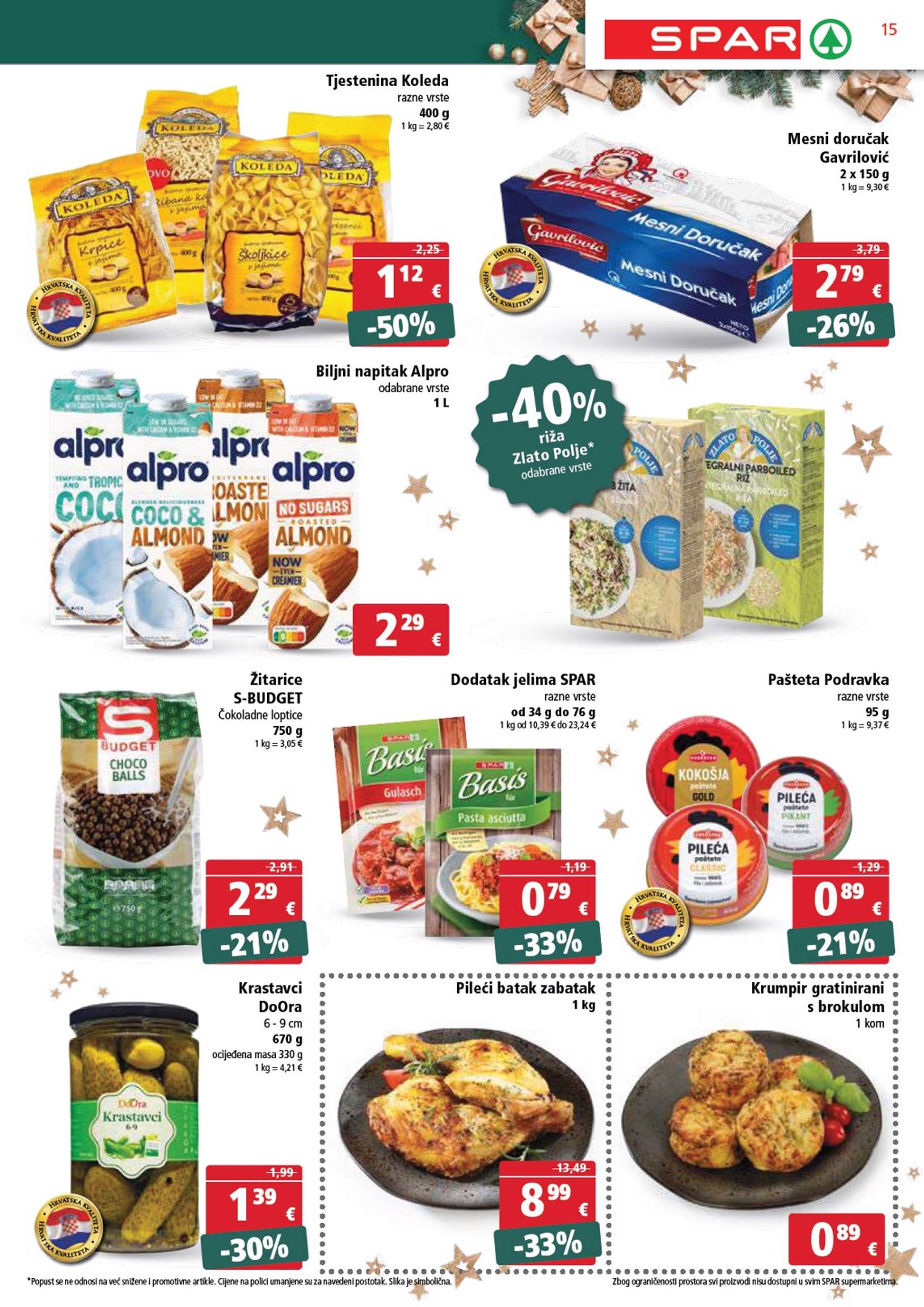 spar - SPAR katalog vrijedi od 27.11. do 03.12. - page: 15