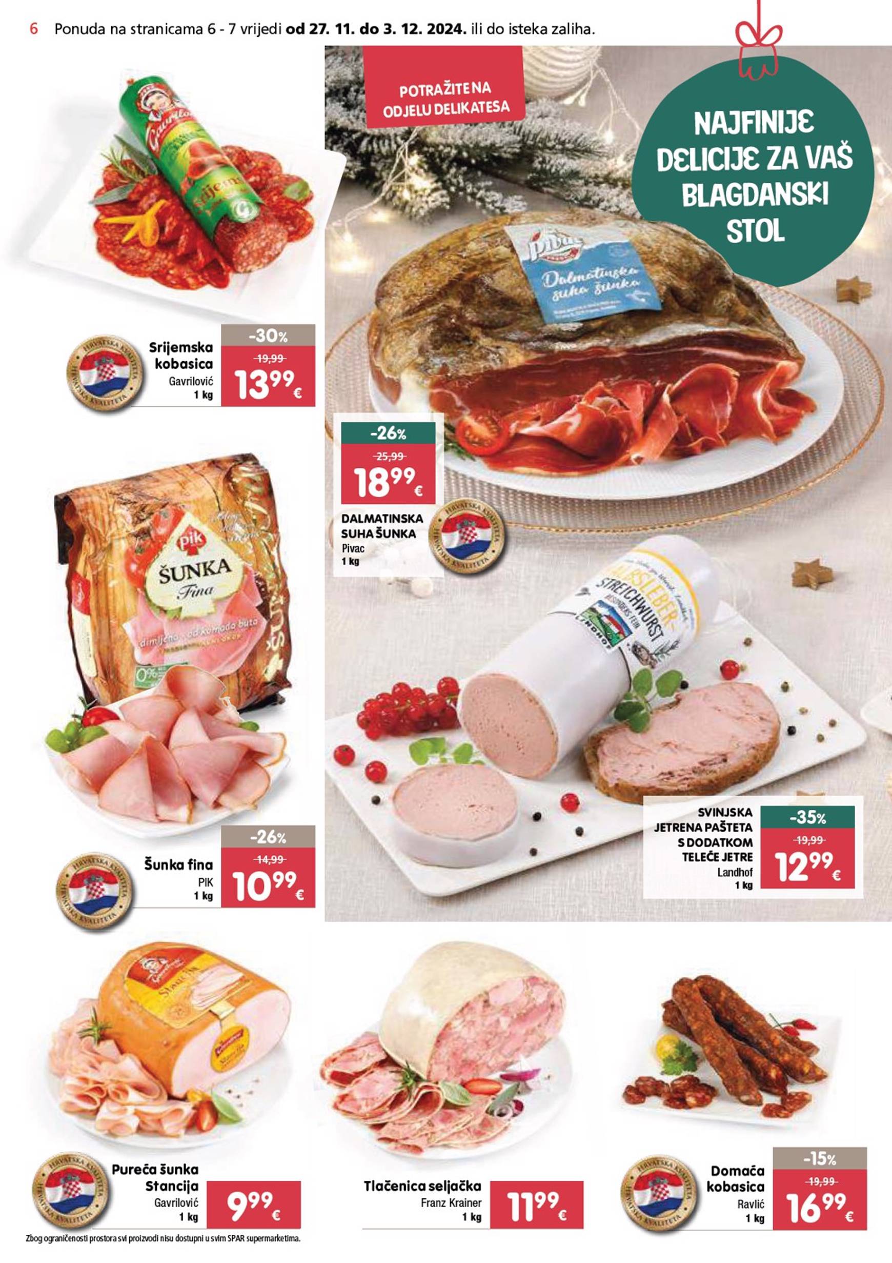 spar - SPAR katalog vrijedi od 27.11. do 03.12. - page: 6