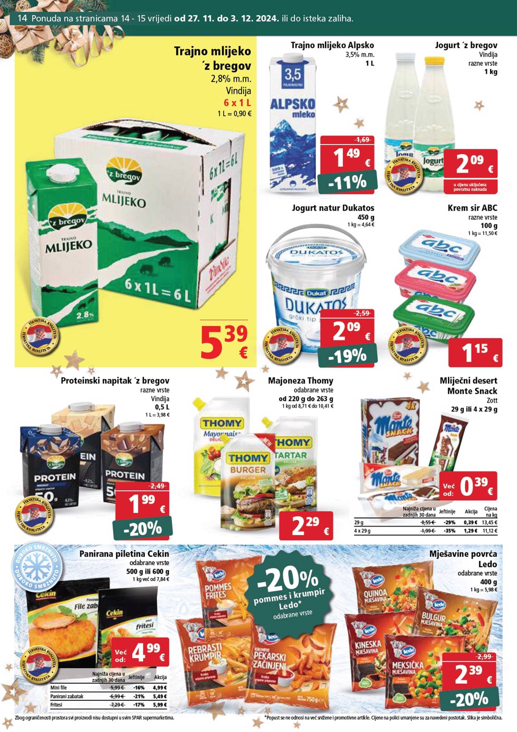 spar - SPAR katalog vrijedi od 27.11. do 03.12. - page: 14