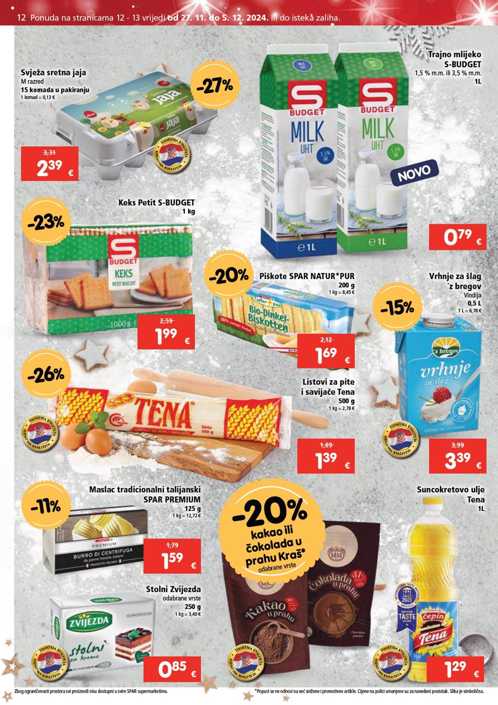 spar - SPAR katalog vrijedi od 27.11. do 03.12. - page: 12