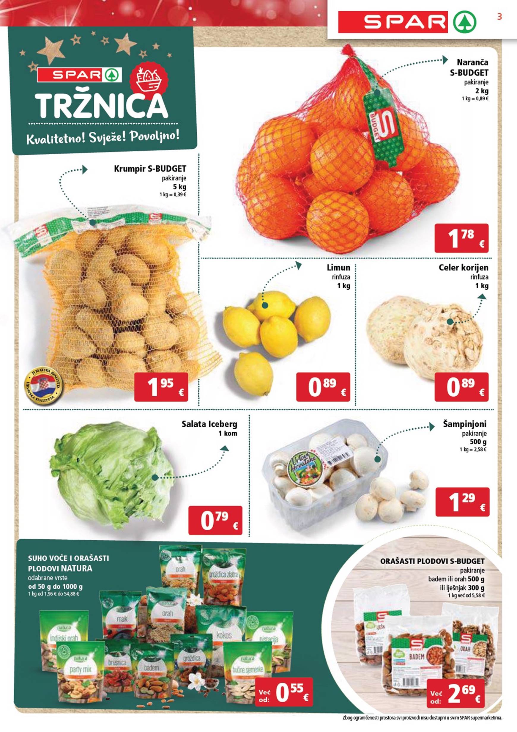 spar - SPAR katalog vrijedi od 04.12. do 10.12. - page: 3