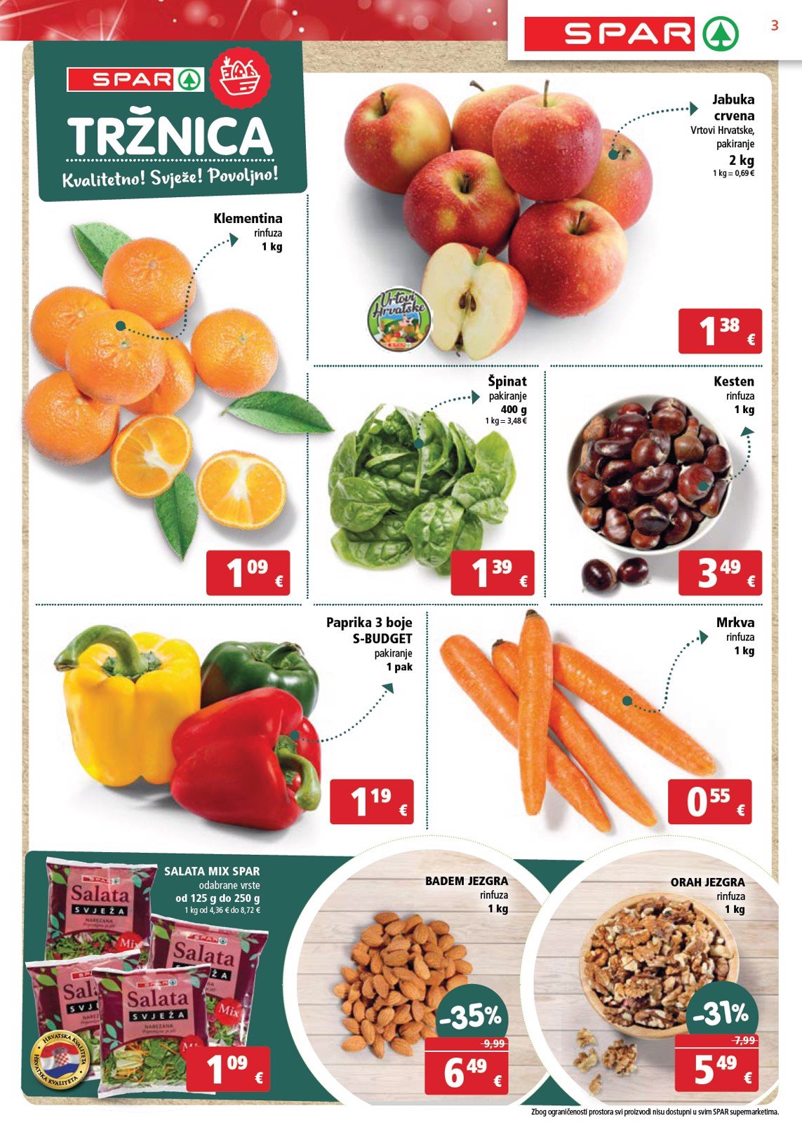 spar - SPAR katalog vrijedi od 11.12. do 17.12. - page: 3