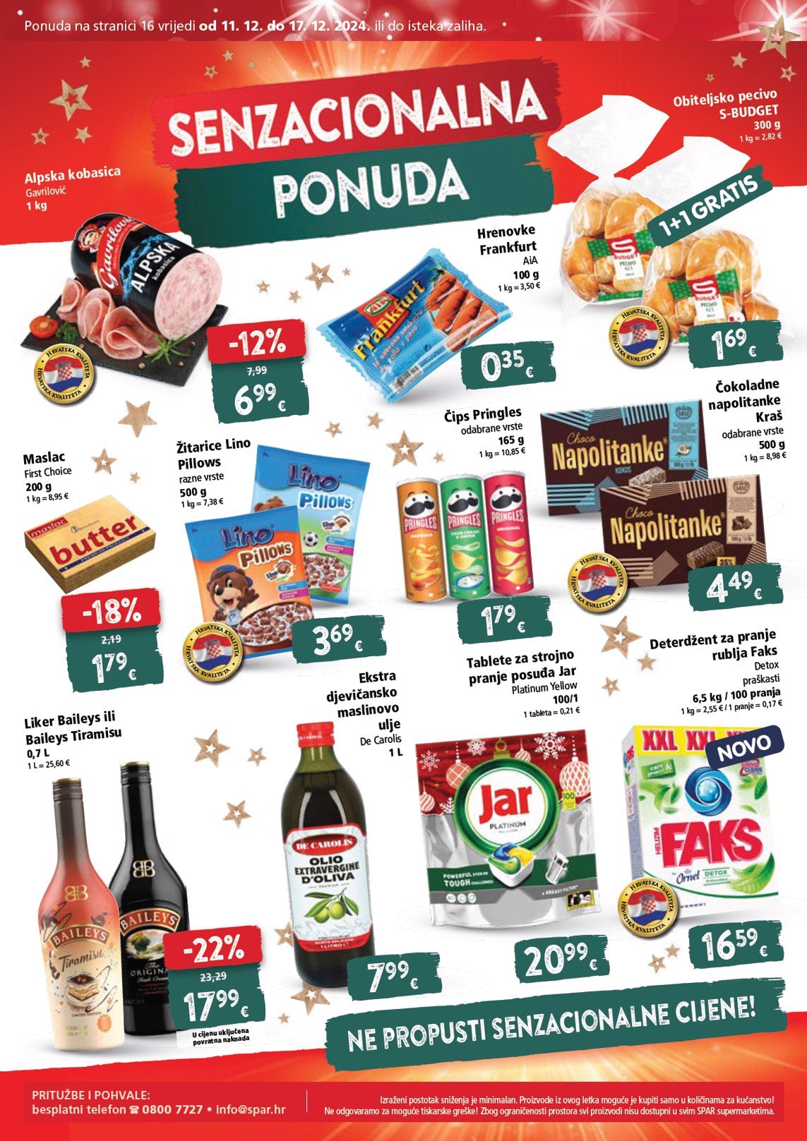 spar - SPAR katalog vrijedi od 11.12. do 17.12. - page: 16