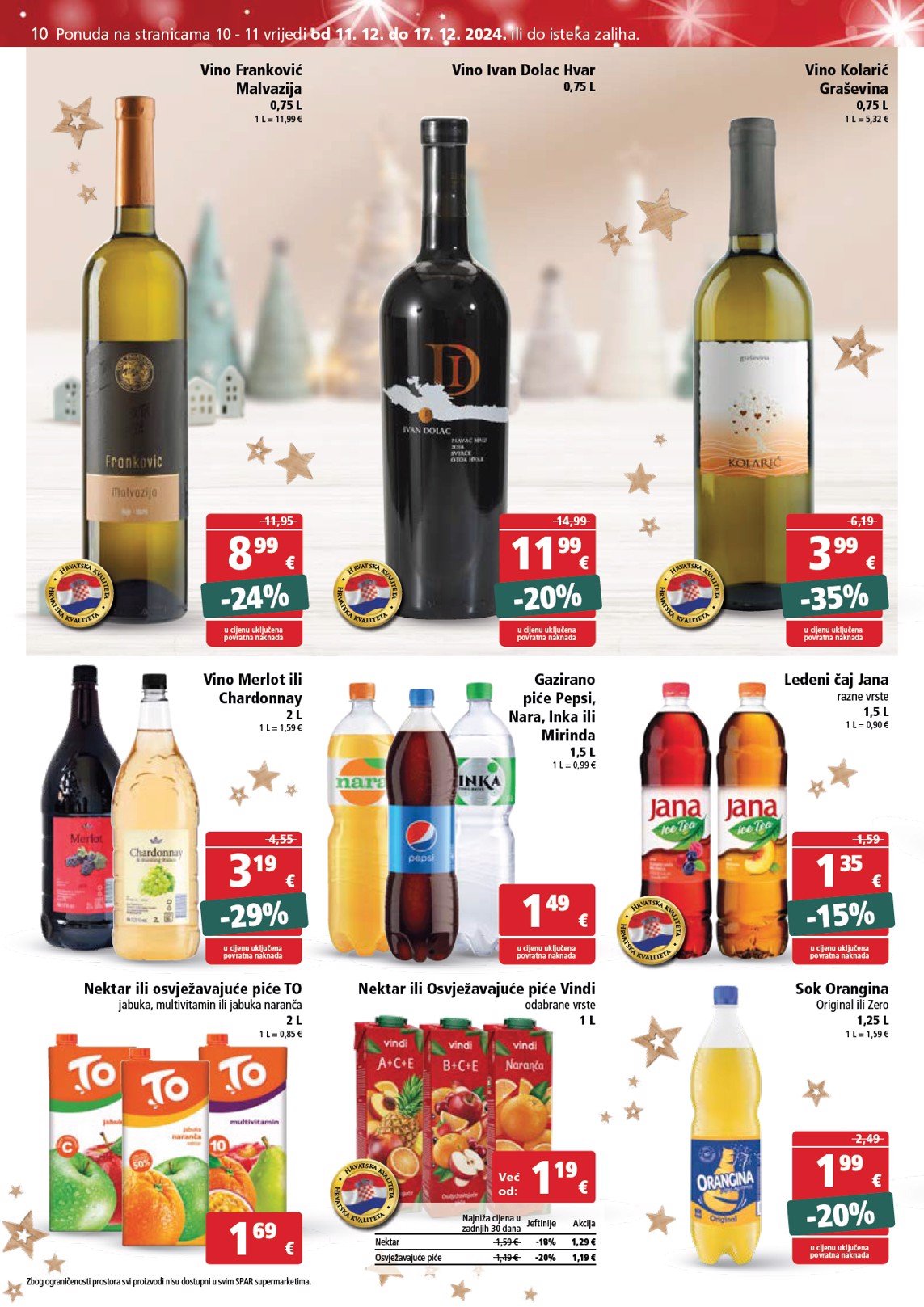 spar - SPAR katalog vrijedi od 11.12. do 17.12. - page: 10