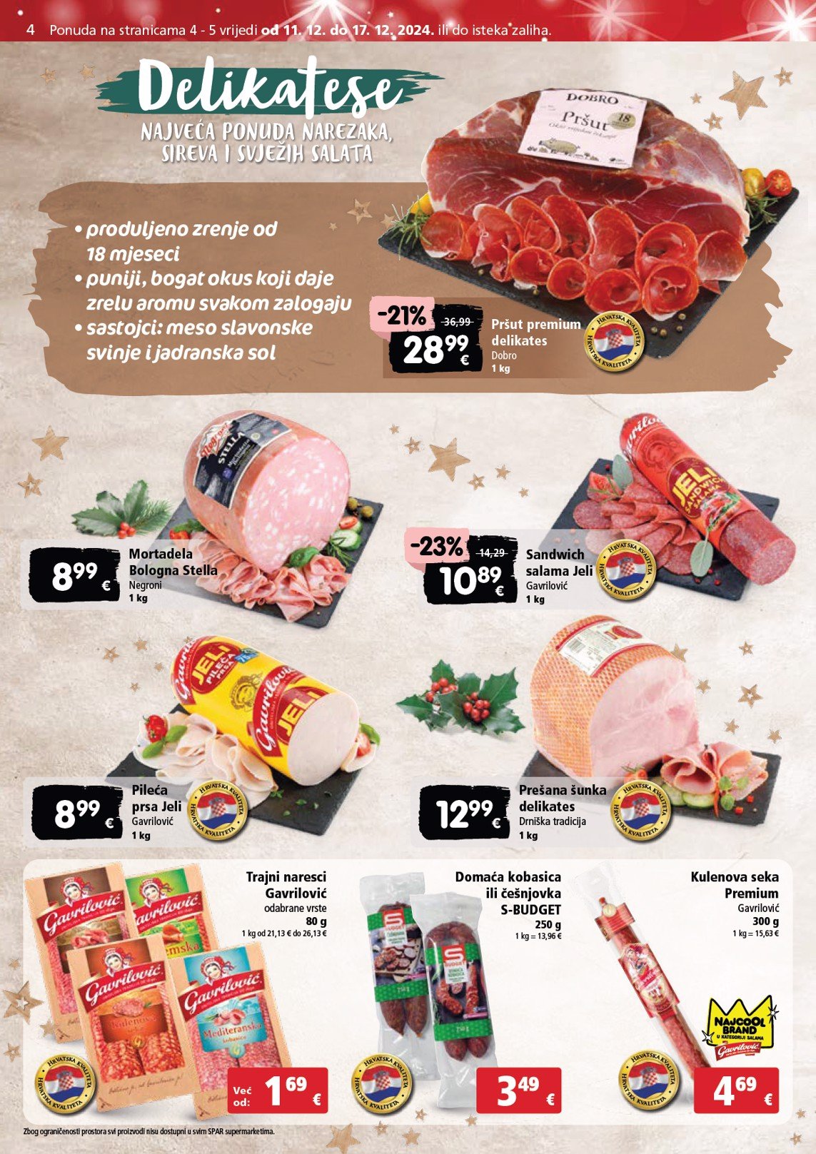 spar - SPAR katalog vrijedi od 11.12. do 17.12. - page: 4