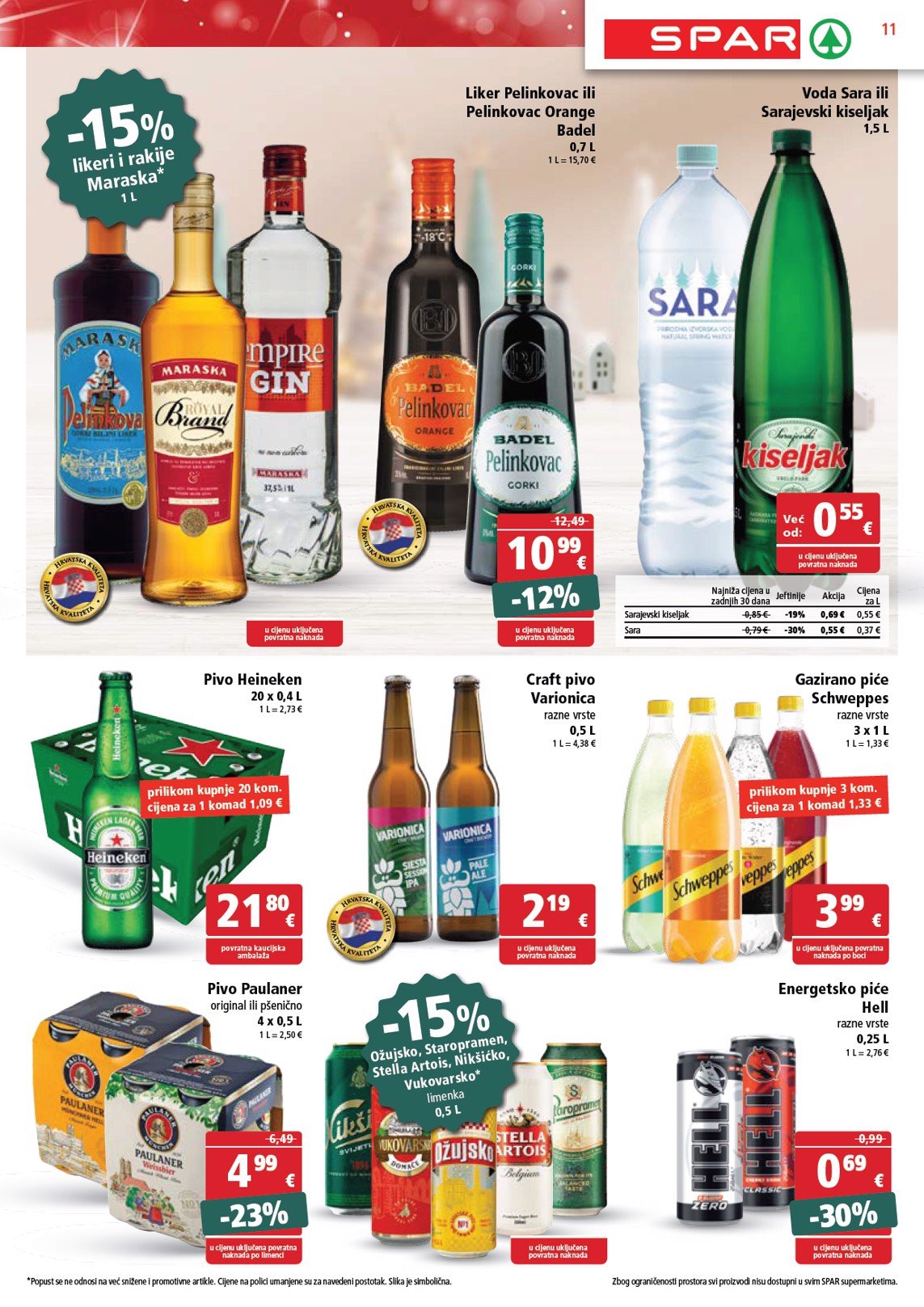 spar - SPAR katalog vrijedi od 11.12. do 17.12. - page: 11