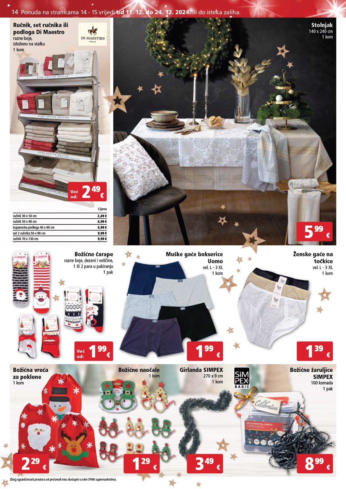 spar - SPAR katalog vrijedi od 11.12. do 17.12. - page: 14