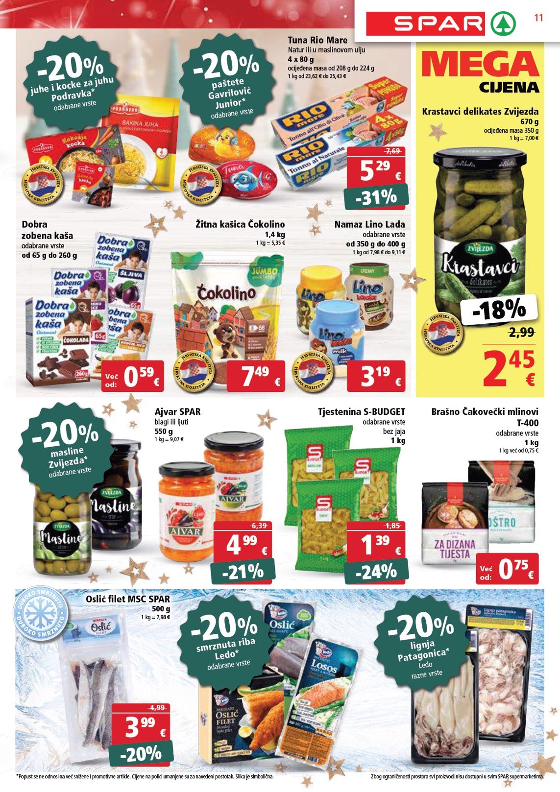 spar - SPAR katalog vrijedi od 18.12. do 24.12. - page: 11