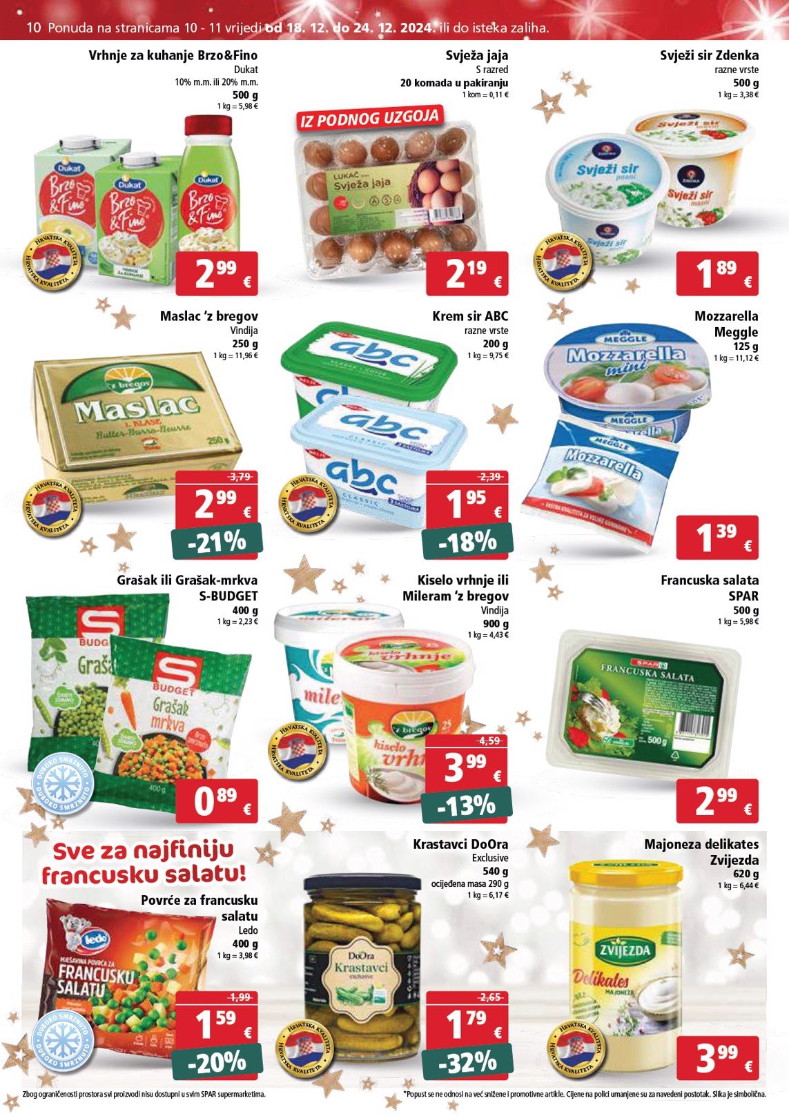 spar - SPAR katalog vrijedi od 18.12. do 24.12. - page: 10