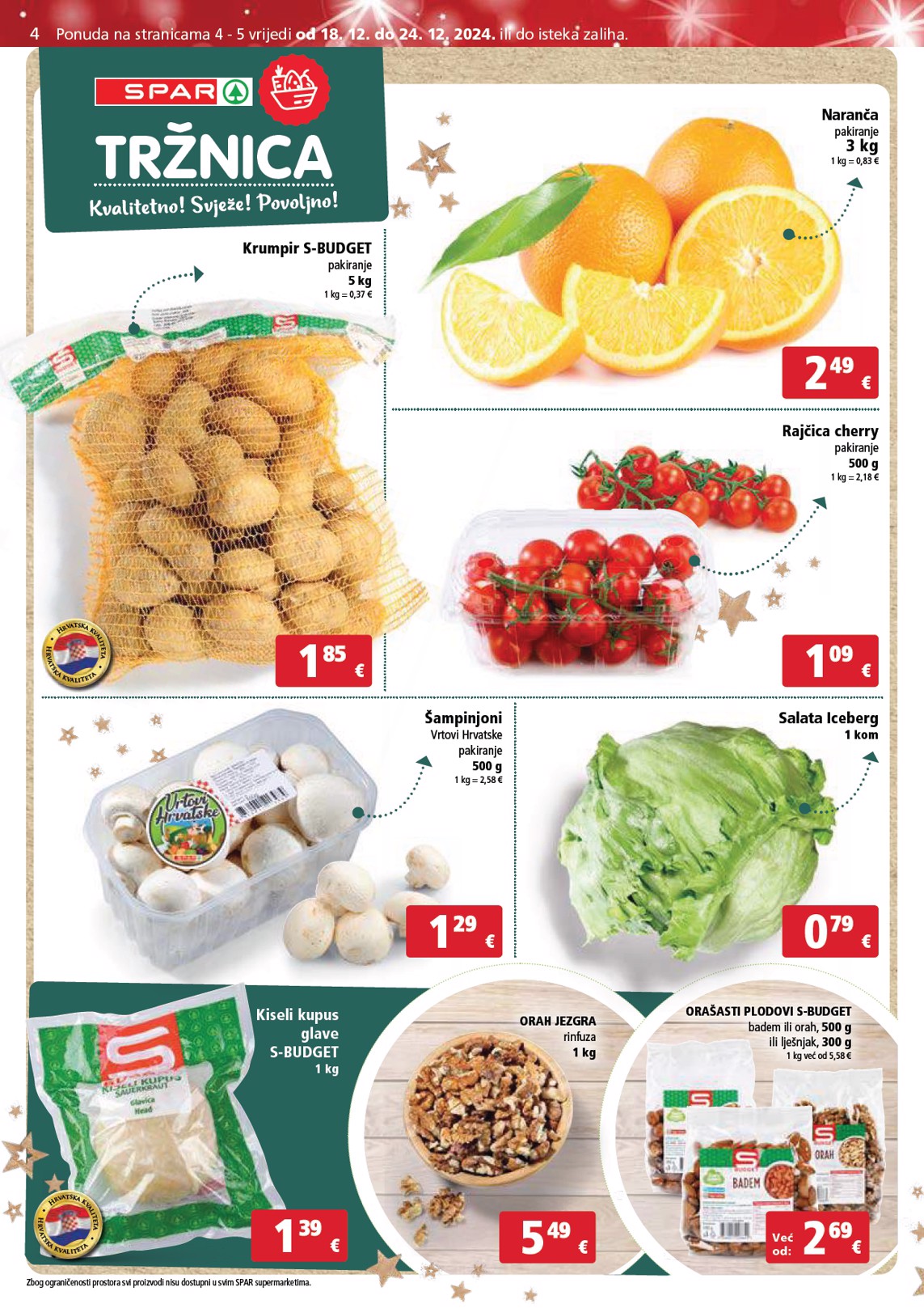 spar - SPAR katalog vrijedi od 18.12. do 24.12. - page: 4